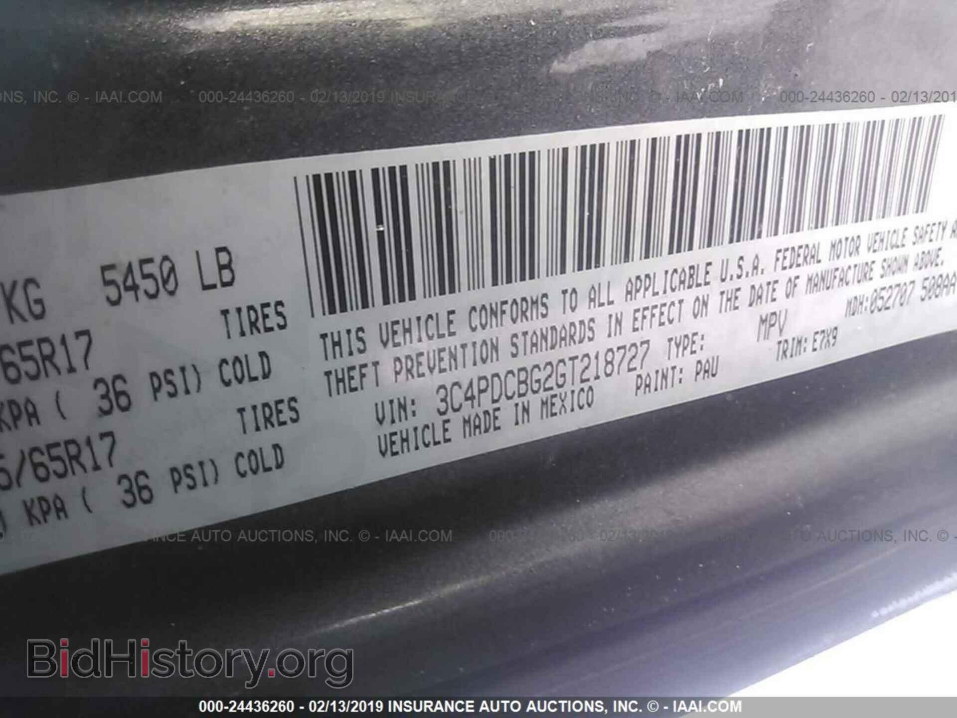 2016 DODGE JOURNEY - VIN: 3C4PDCBG2GT218727 - Photo 9