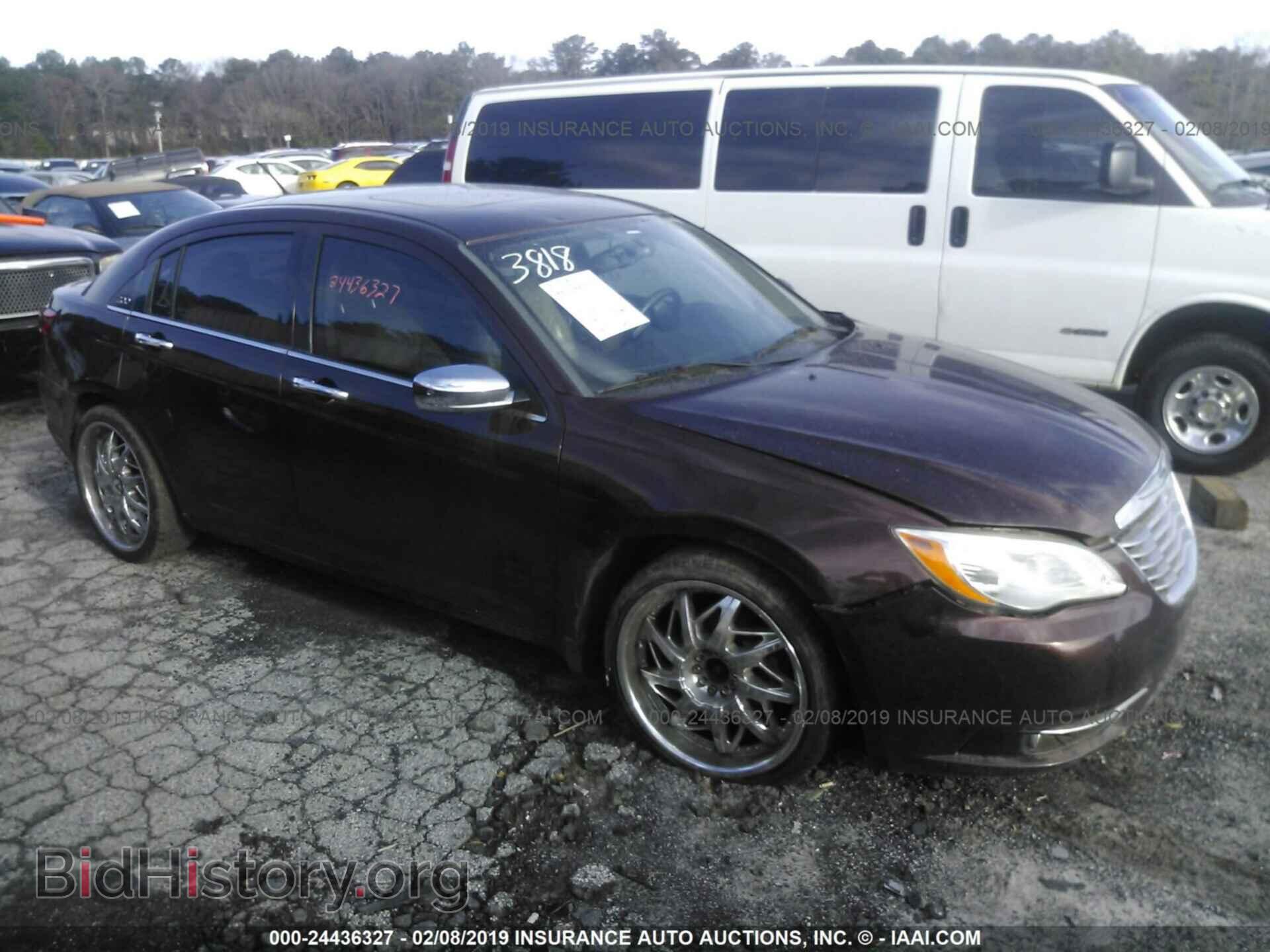 Photo 1C3CCBCG2CN303818 - CHRYSLER 200 2012