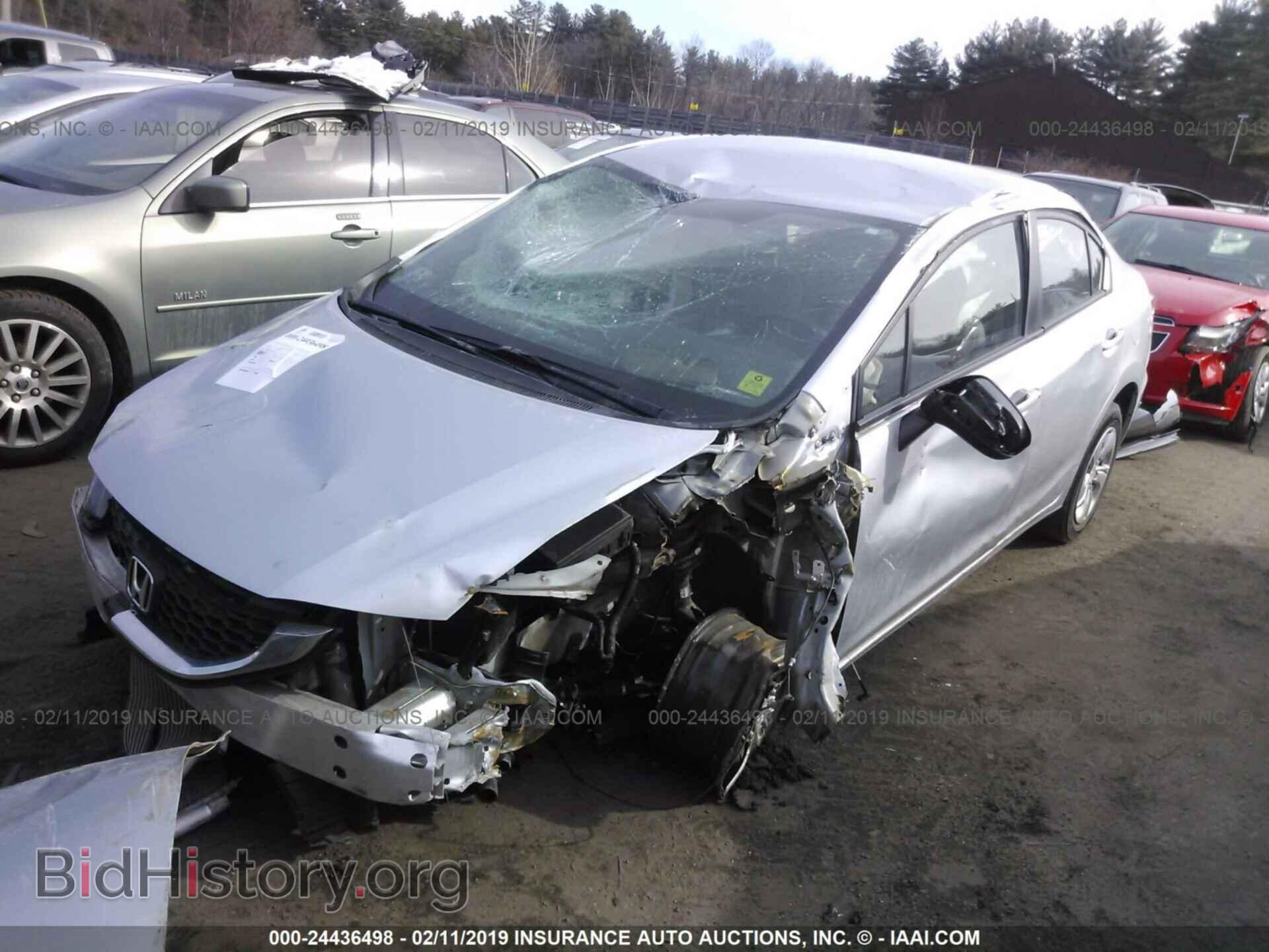 2014 HONDA CIVIC - VIN: 2HGFB2E54EH541836 - Photo 2