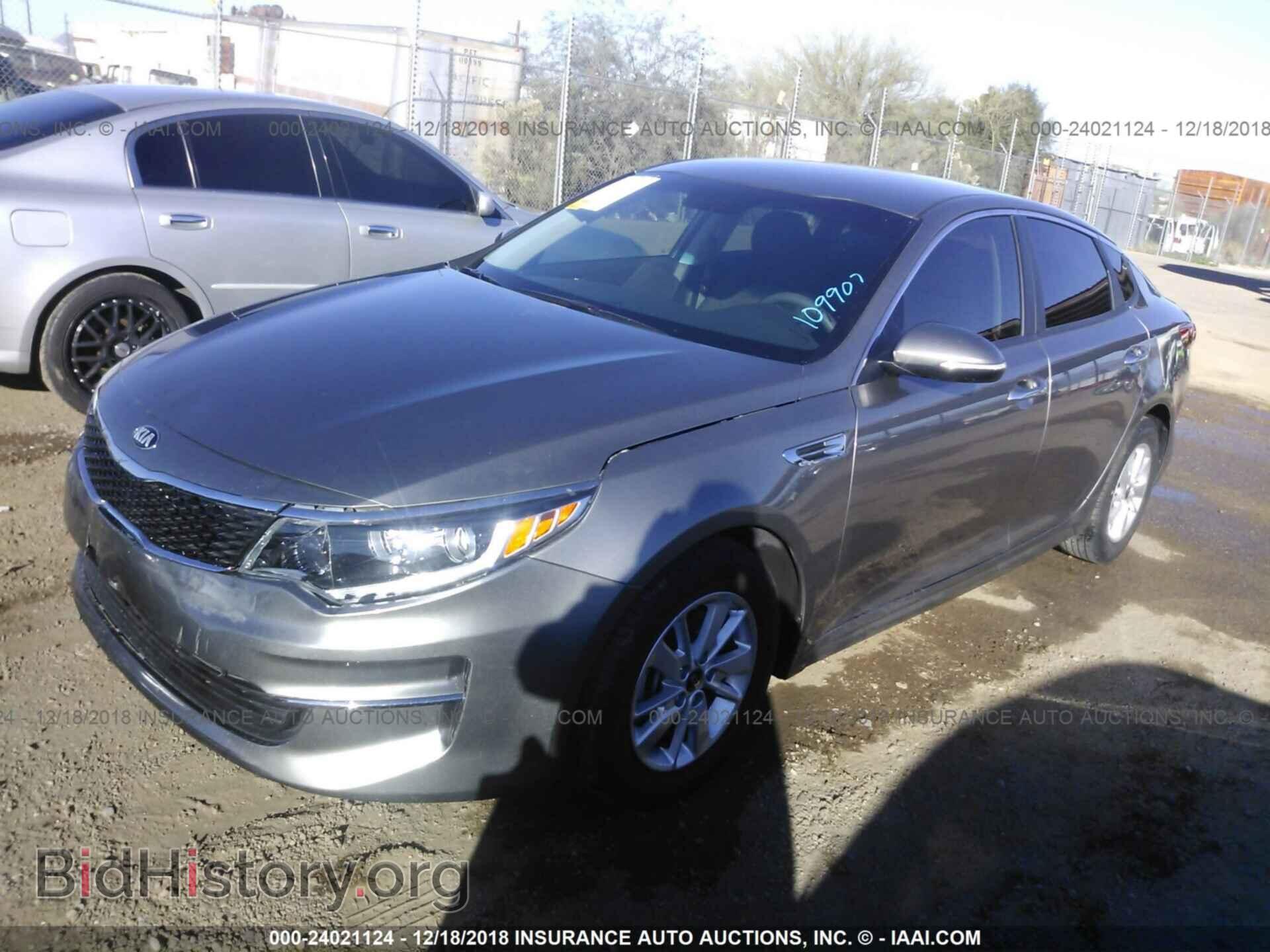 2016 KIA OPTIMA - VIN: 5XXGT4L37GG109907 - Photo 2