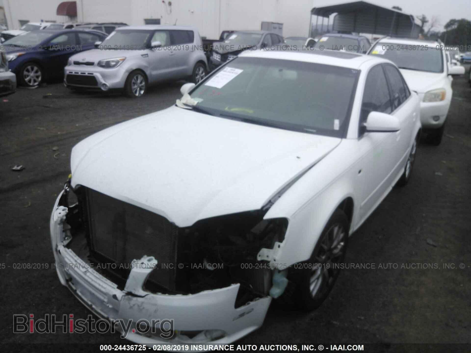 2008 AUDI A4 - VIN: WAUAF78EX8A134366 - Фото 2