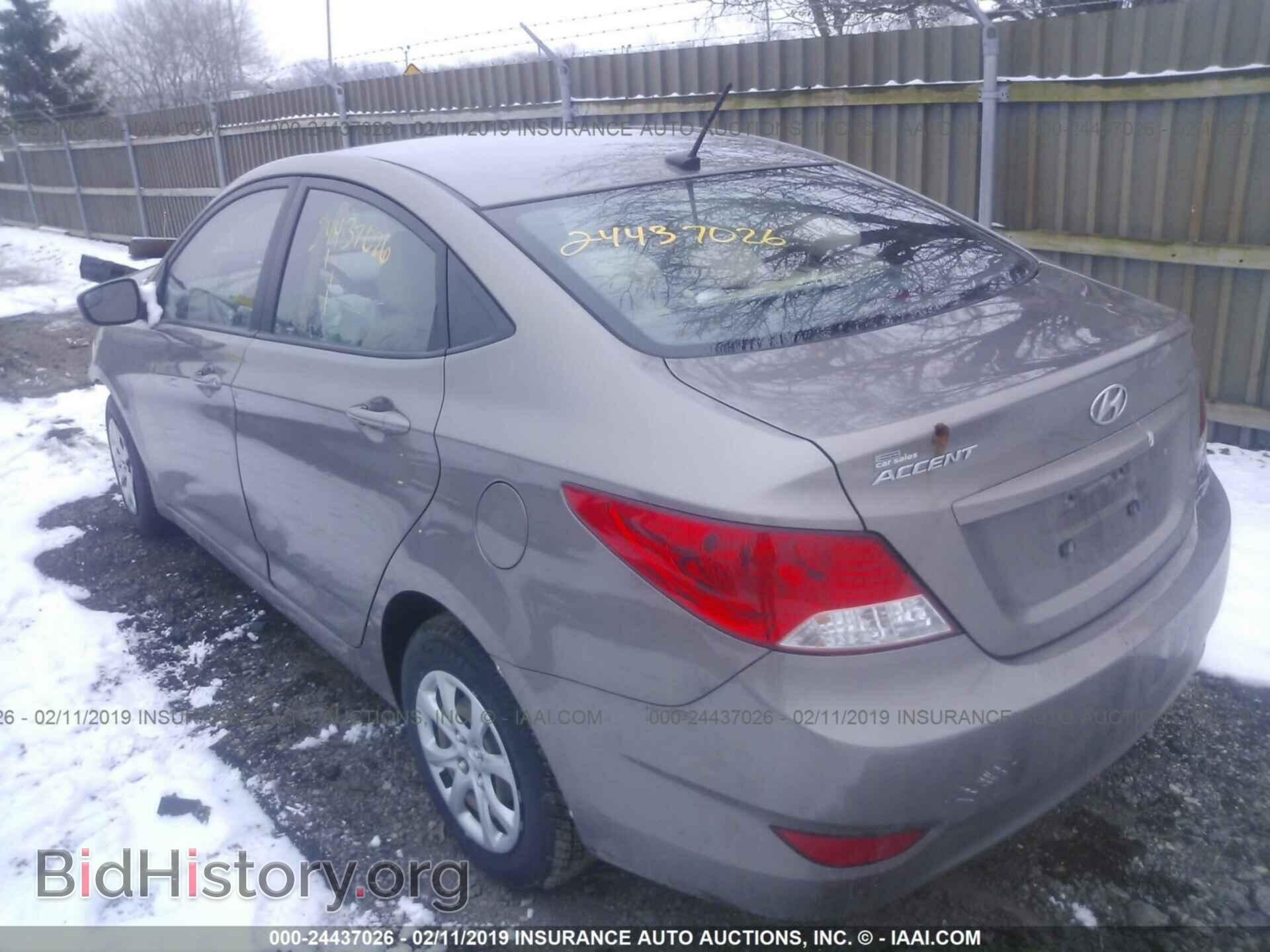 2014 HYUNDAI ACCENT - VIN: KMHCT4AE5EU596756 - Фото 3