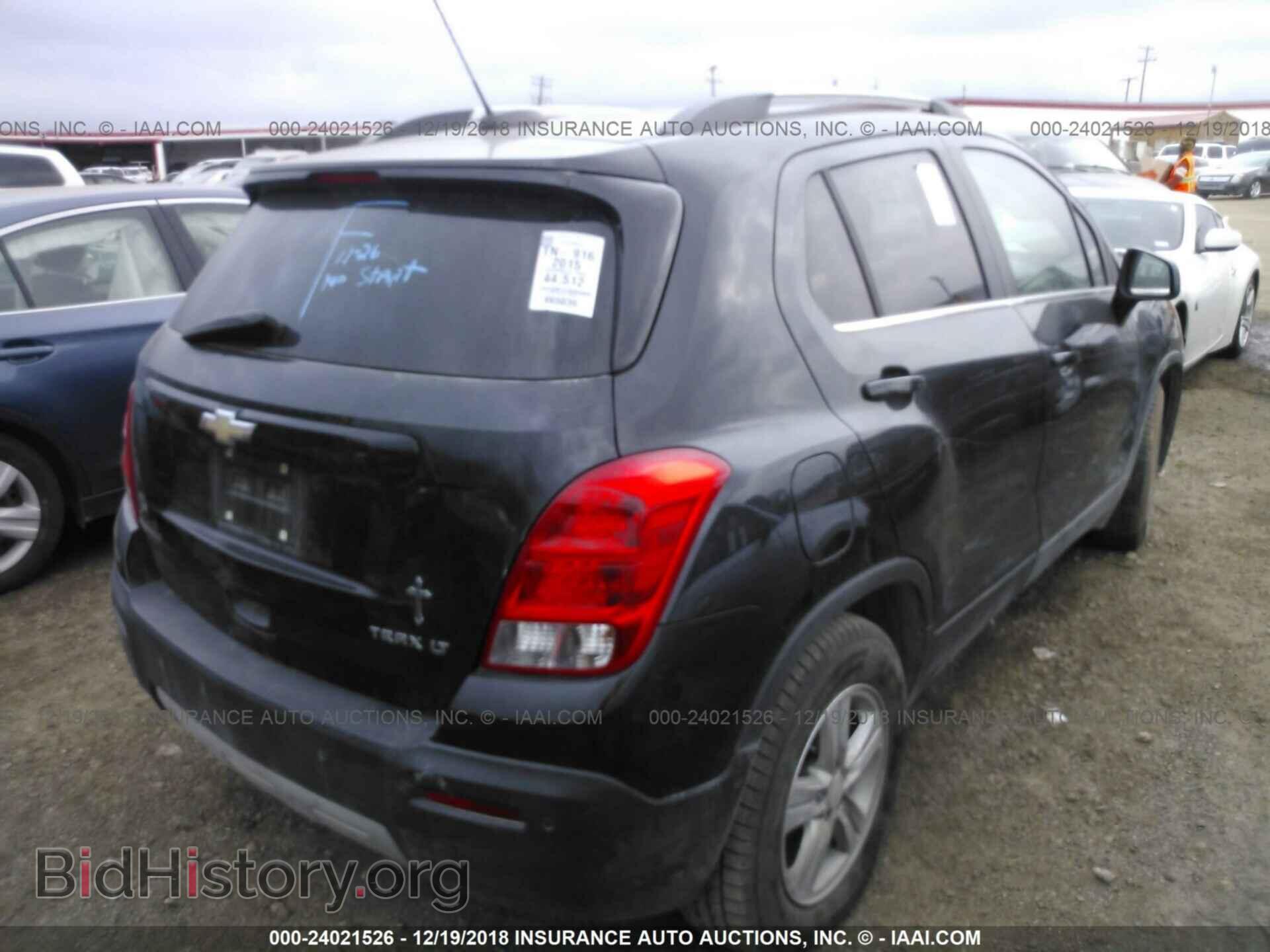 2015 CHEVROLET TRAX - VIN: 3GNCJLSB4FL205687 - Фото 4