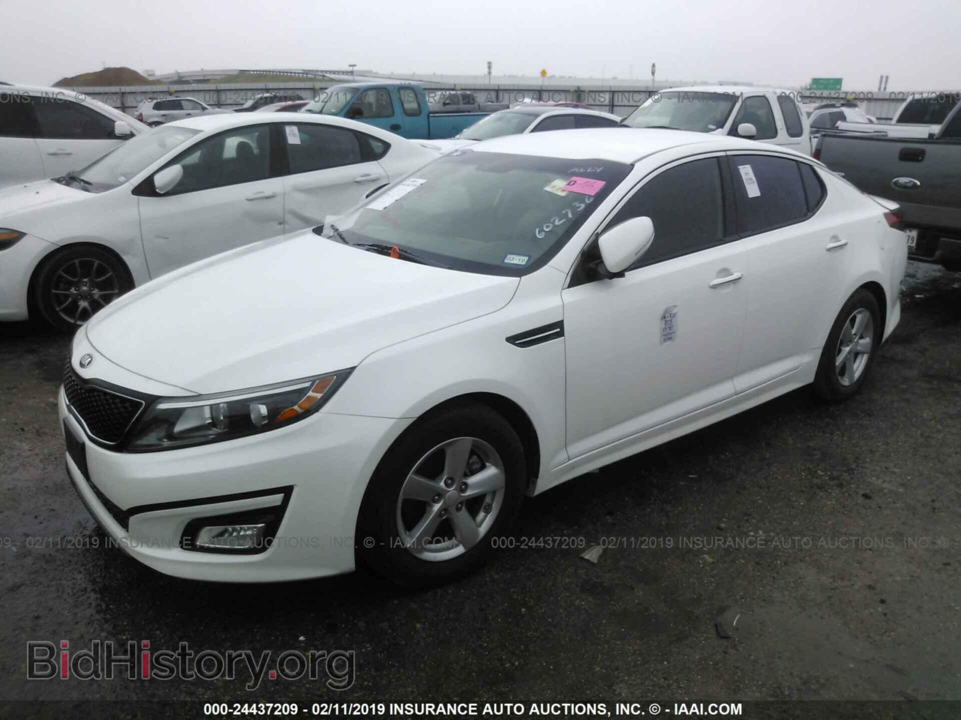 2015 KIA OPTIMA - VIN: KNAGM4A72F5602736 - Фото 2
