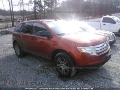 2007 Ford EDGE SE, оранжевый — VIN 2FMDK46C17BA53153, IAAI