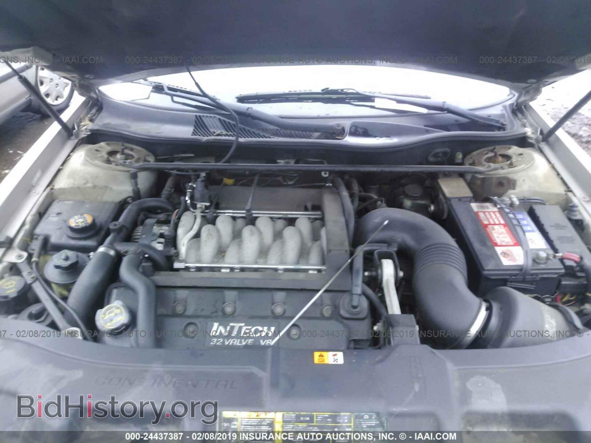 2001 LINCOLN CONTINENTAL - VIN: 1LNHM97V11Y602384 - Фото 10