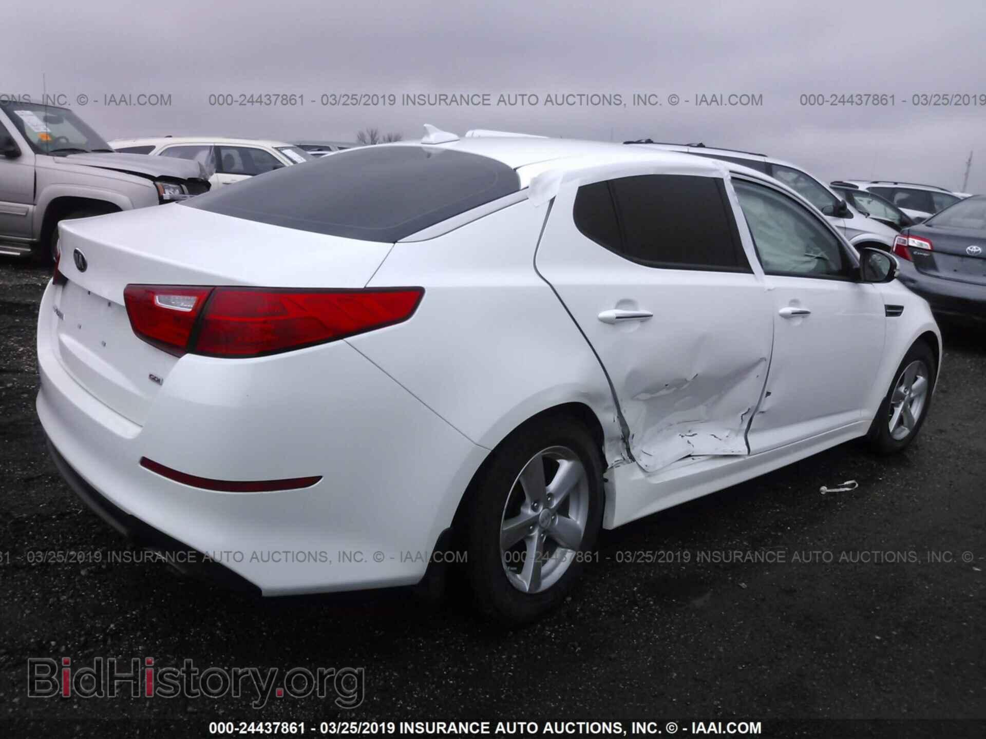2015 KIA OPTIMA - VIN: 5XXGM4A71FG445926 - Photo 4