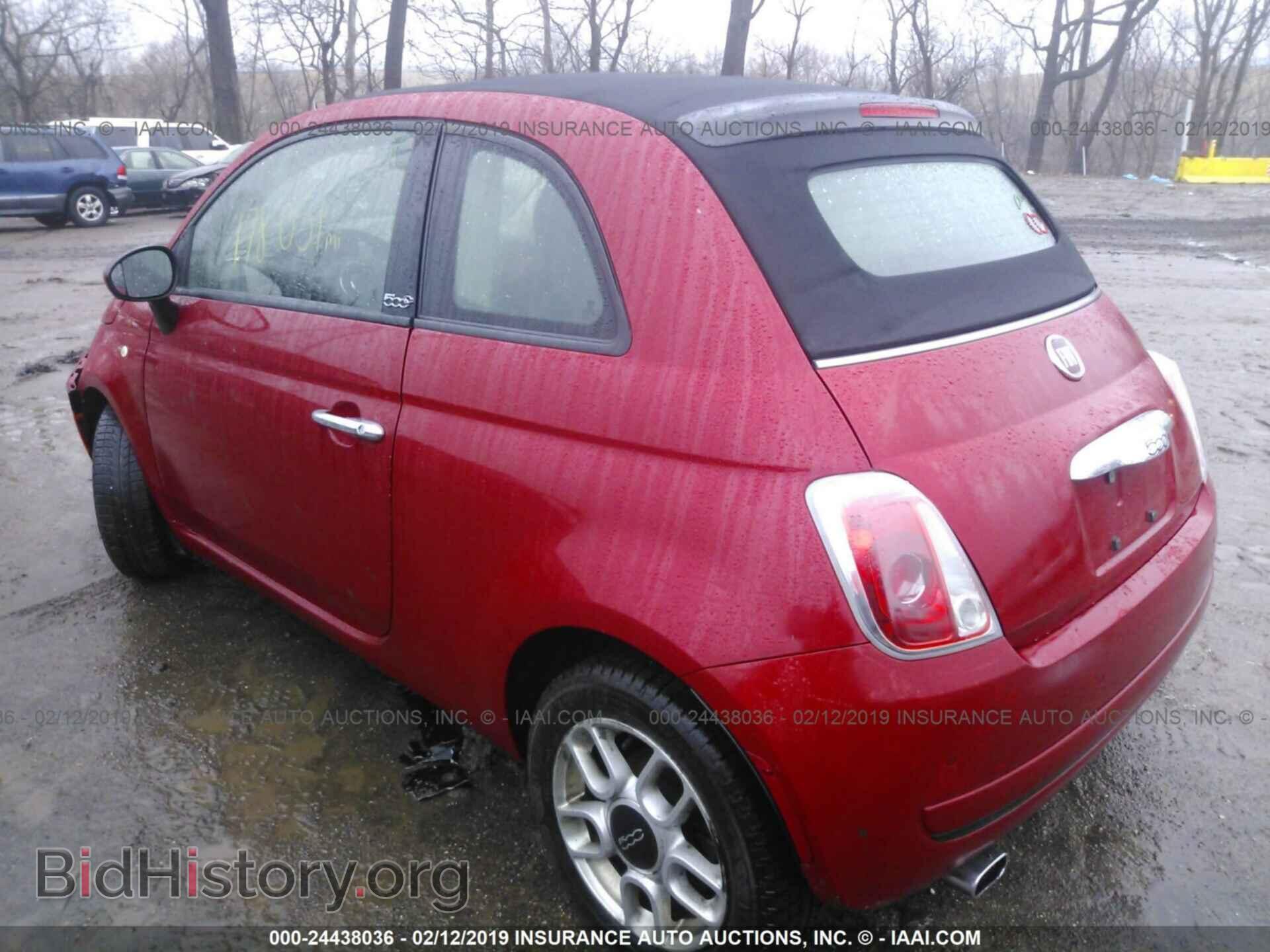 2012 FIAT 500 - VIN: 3C3CFFDR4CT143374 - Фото 3