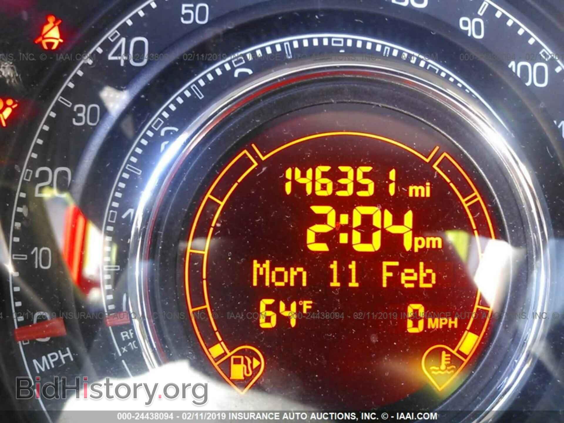 2012 FIAT 500 - VIN: 3C3CFFBR2CT500473 - Фото 7