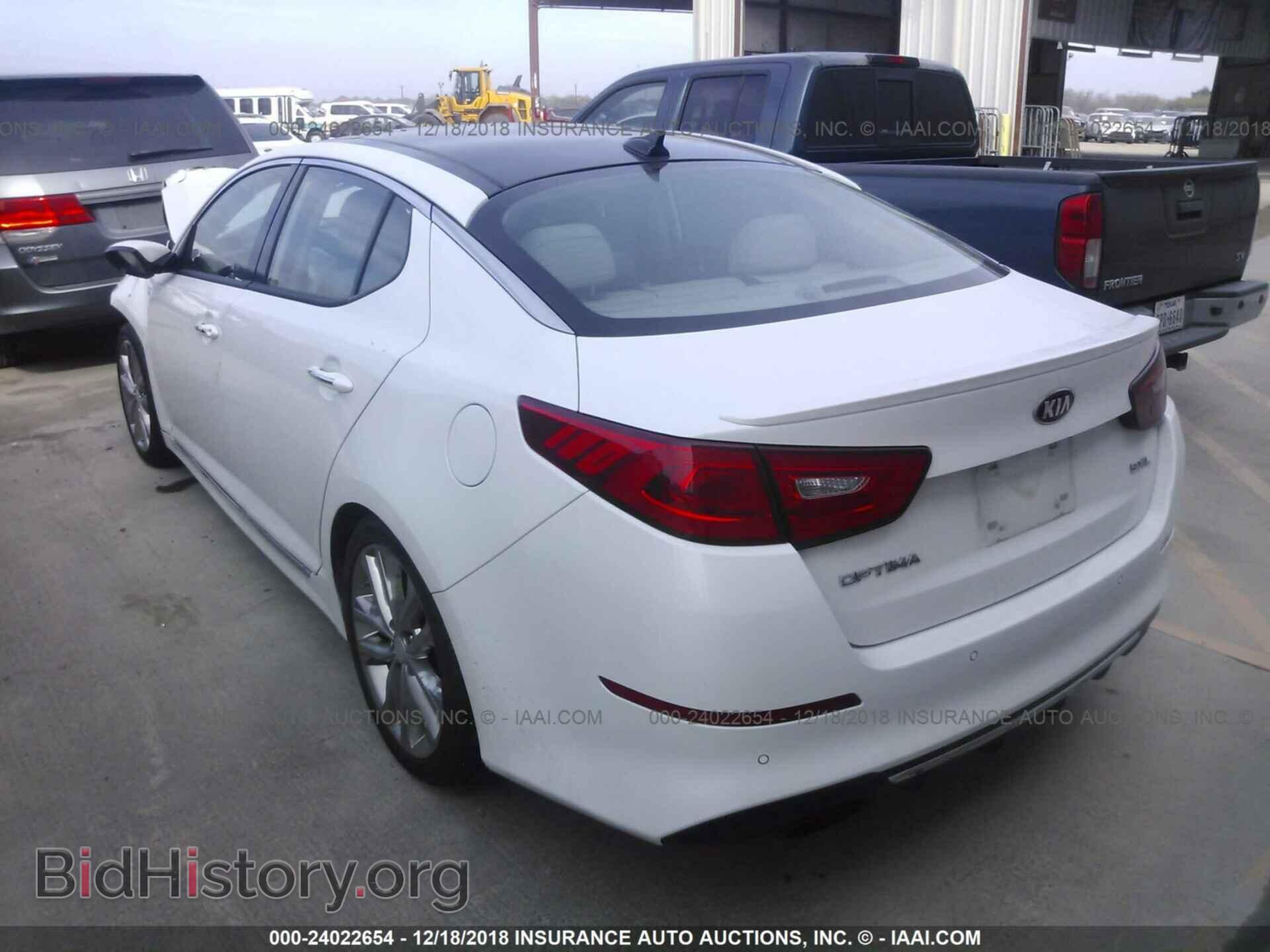 2015 KIA OPTIMA - VIN: 5XXGR4A65FG378014 - Фото 3