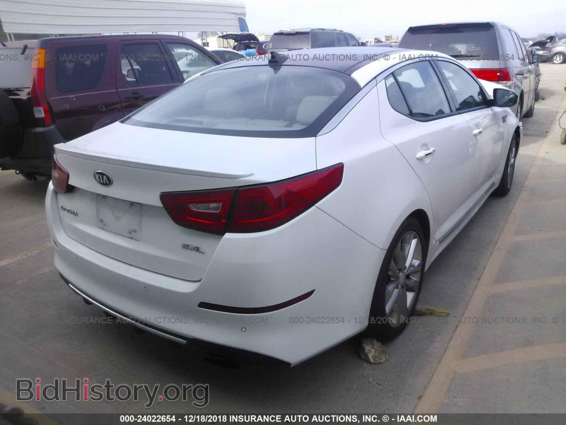 2015 KIA OPTIMA - VIN: 5XXGR4A65FG378014 - Фото 4