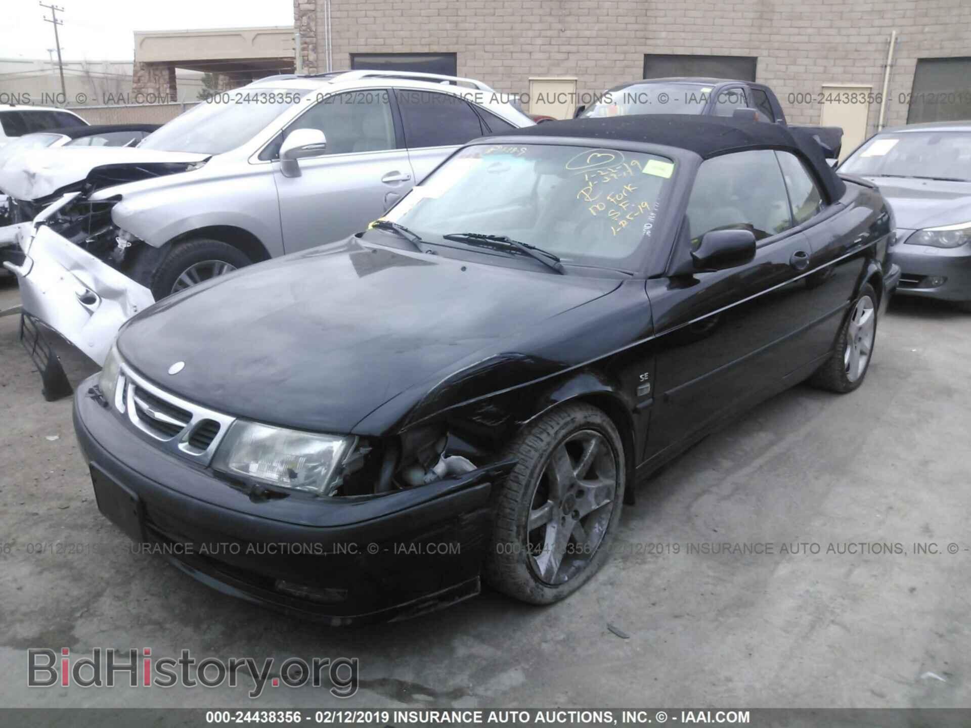 2002 SAAB 9-3 - VIN: YS3DF78KX27000900 - Фото 2
