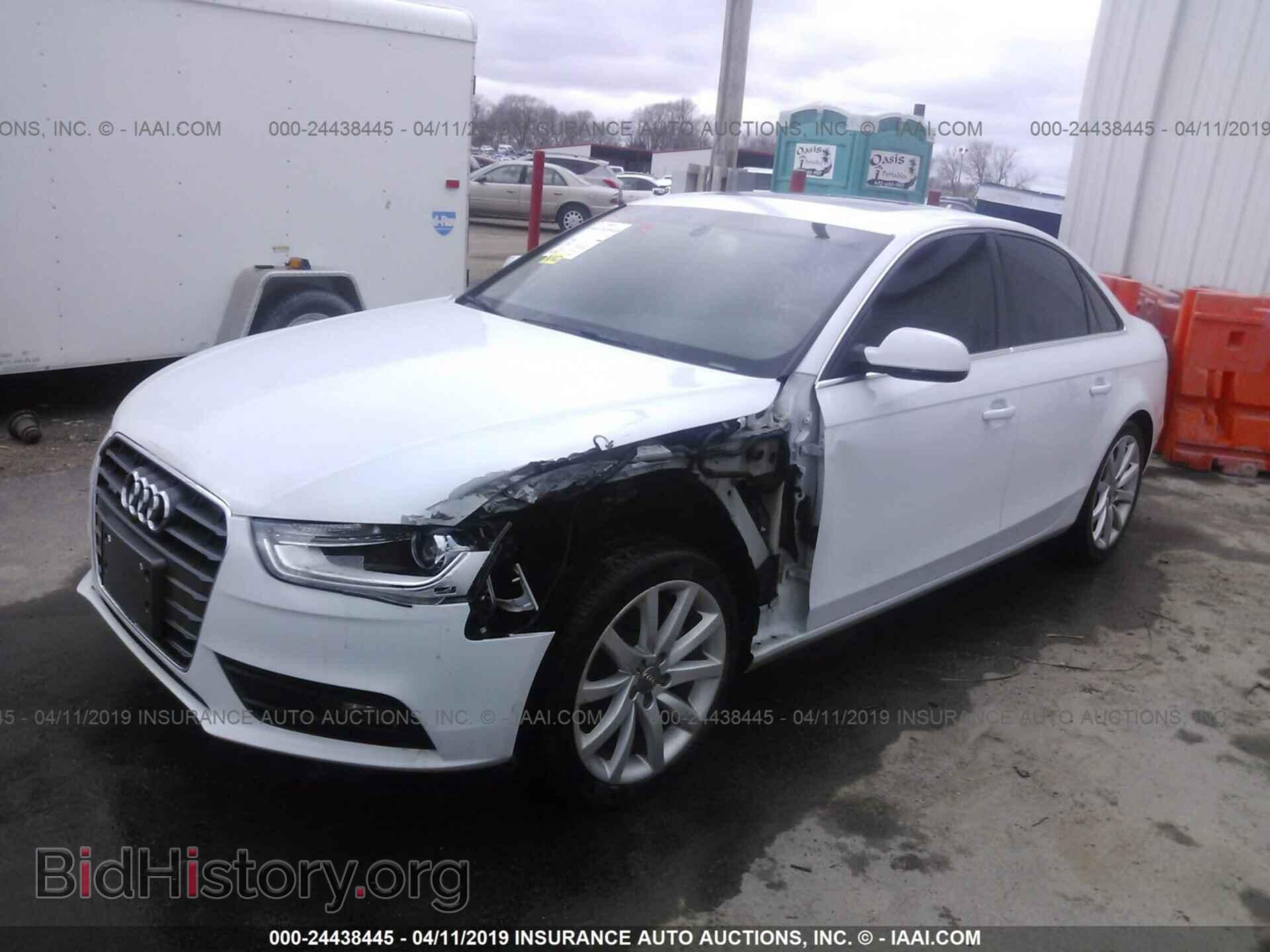 2013 AUDI A4 - VIN: WAUFFAFLXDN021492 - Фото 2
