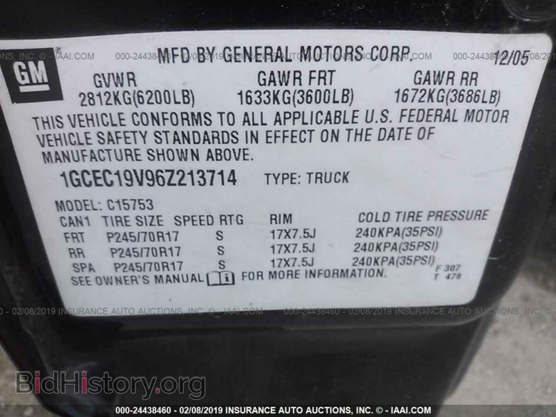2006 CHEVROLET SILVERADO - VIN: 1GCEC19V96Z213714 - Photo 9