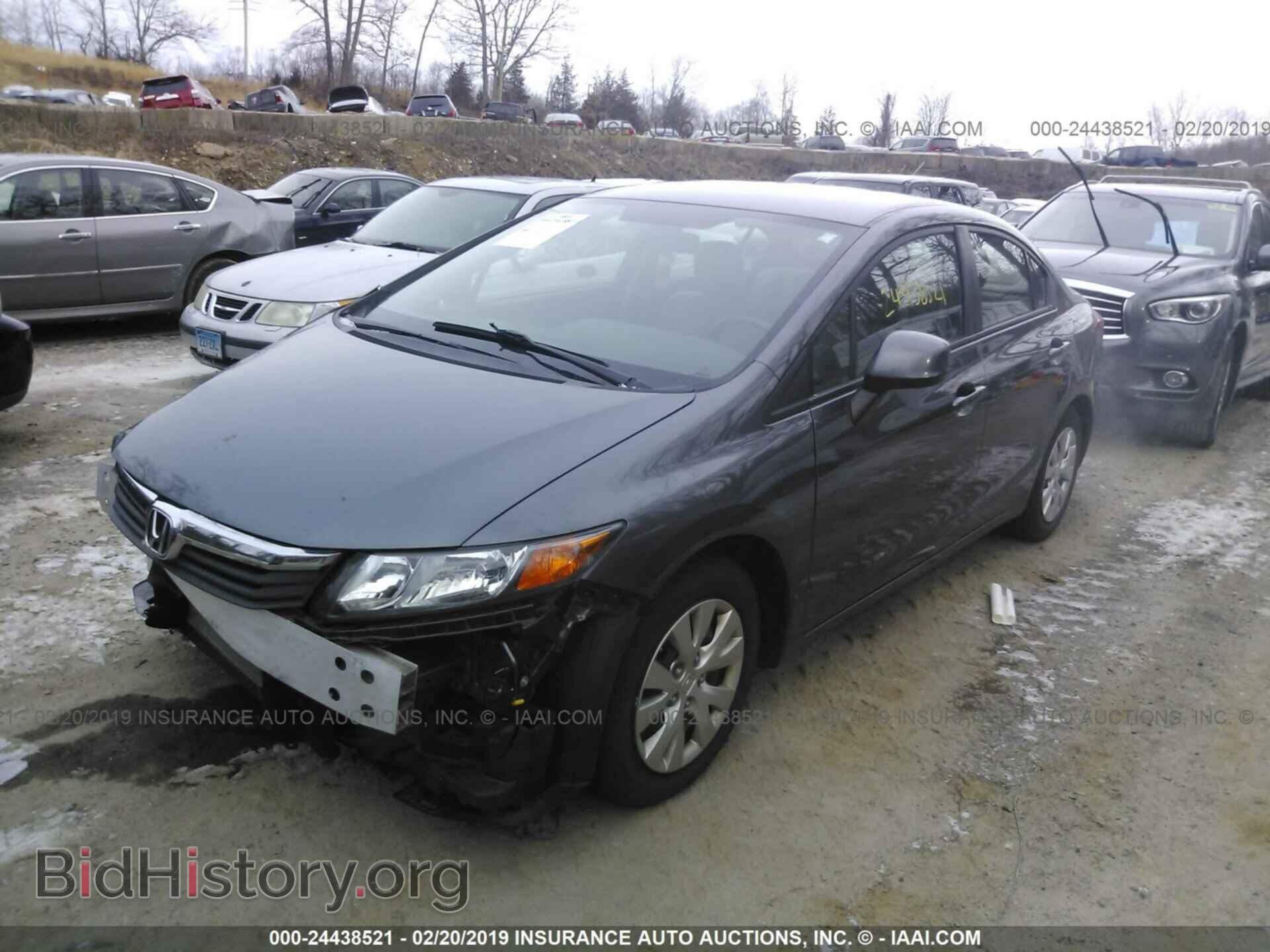 2012 HONDA CIVIC - VIN: 19XFB2F59CE349690 - Photo 2