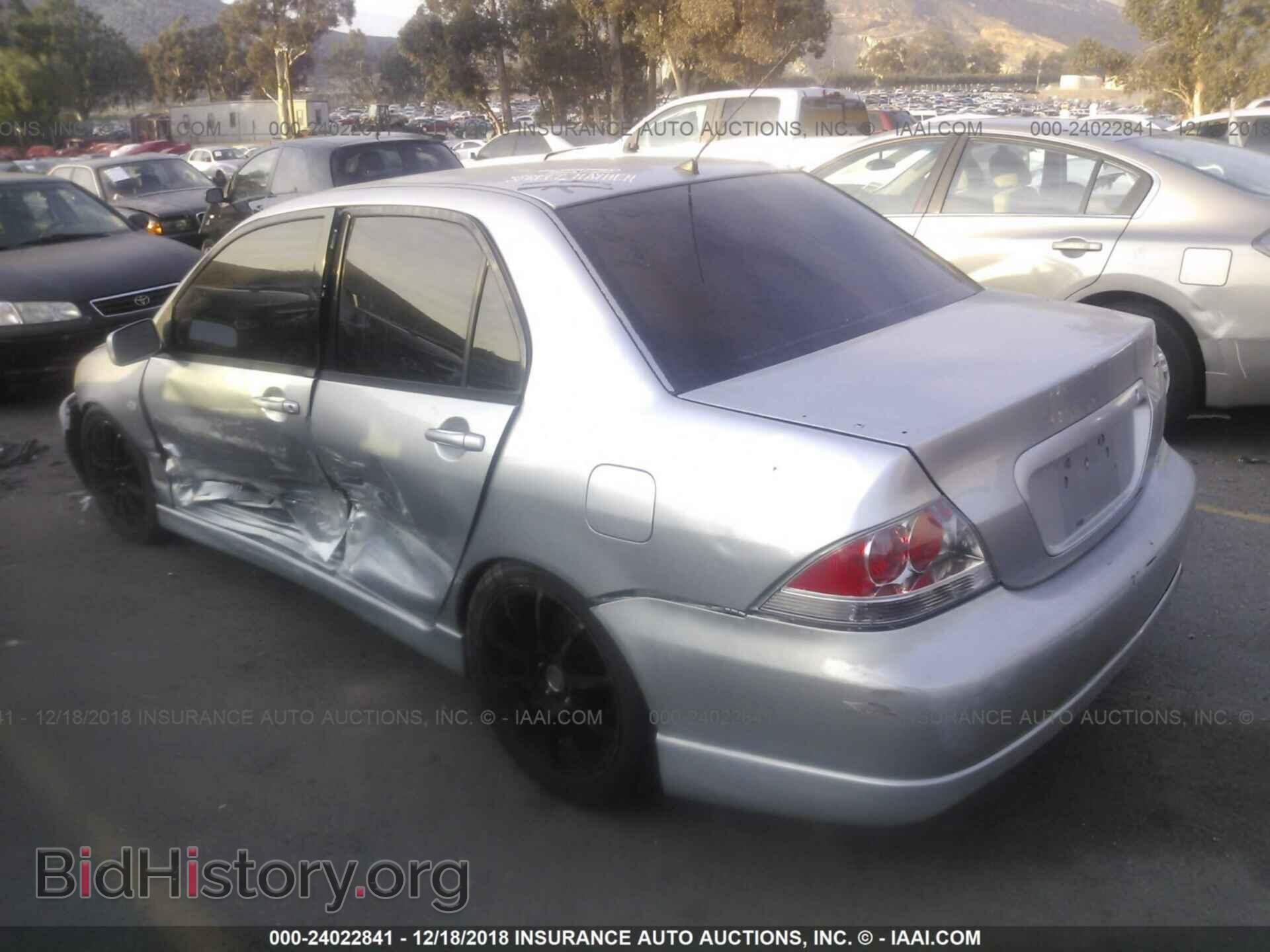 2004 MITSUBISHI LANCER - VIN: JA3AJ66F04U021881 - Фото 3