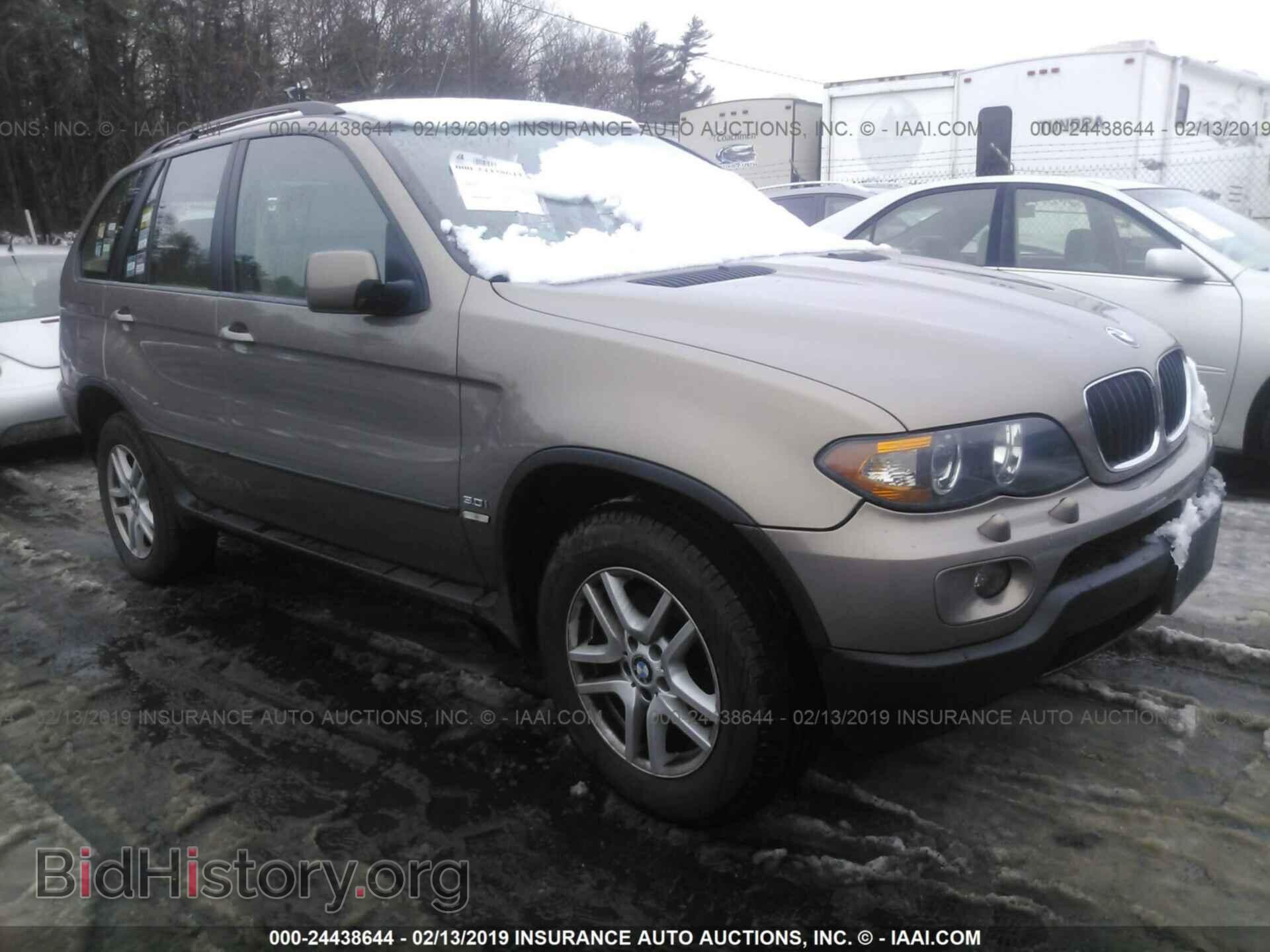Photo 5UXFA13586LY33765 - BMW X5 2006
