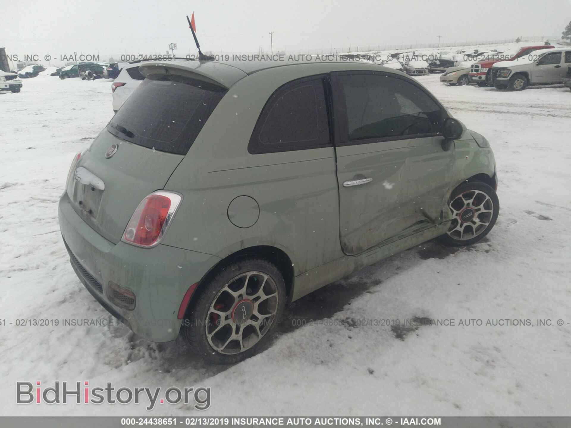 2012 FIAT 500 - VIN: 3C3CFFBR7CT314072 - Фото 4
