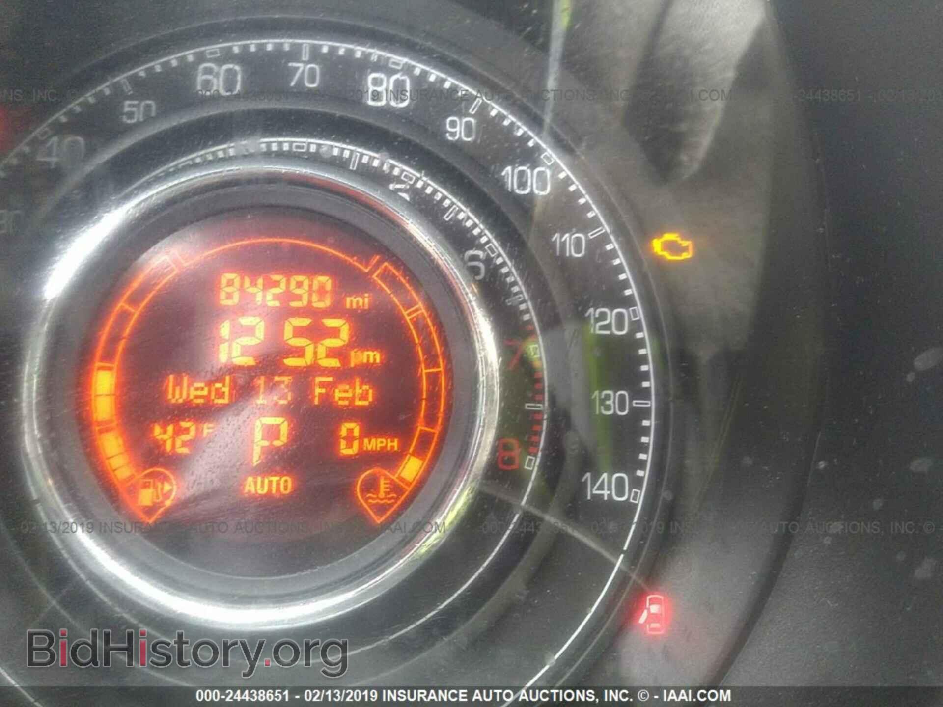 2012 FIAT 500 - VIN: 3C3CFFBR7CT314072 - Фото 7