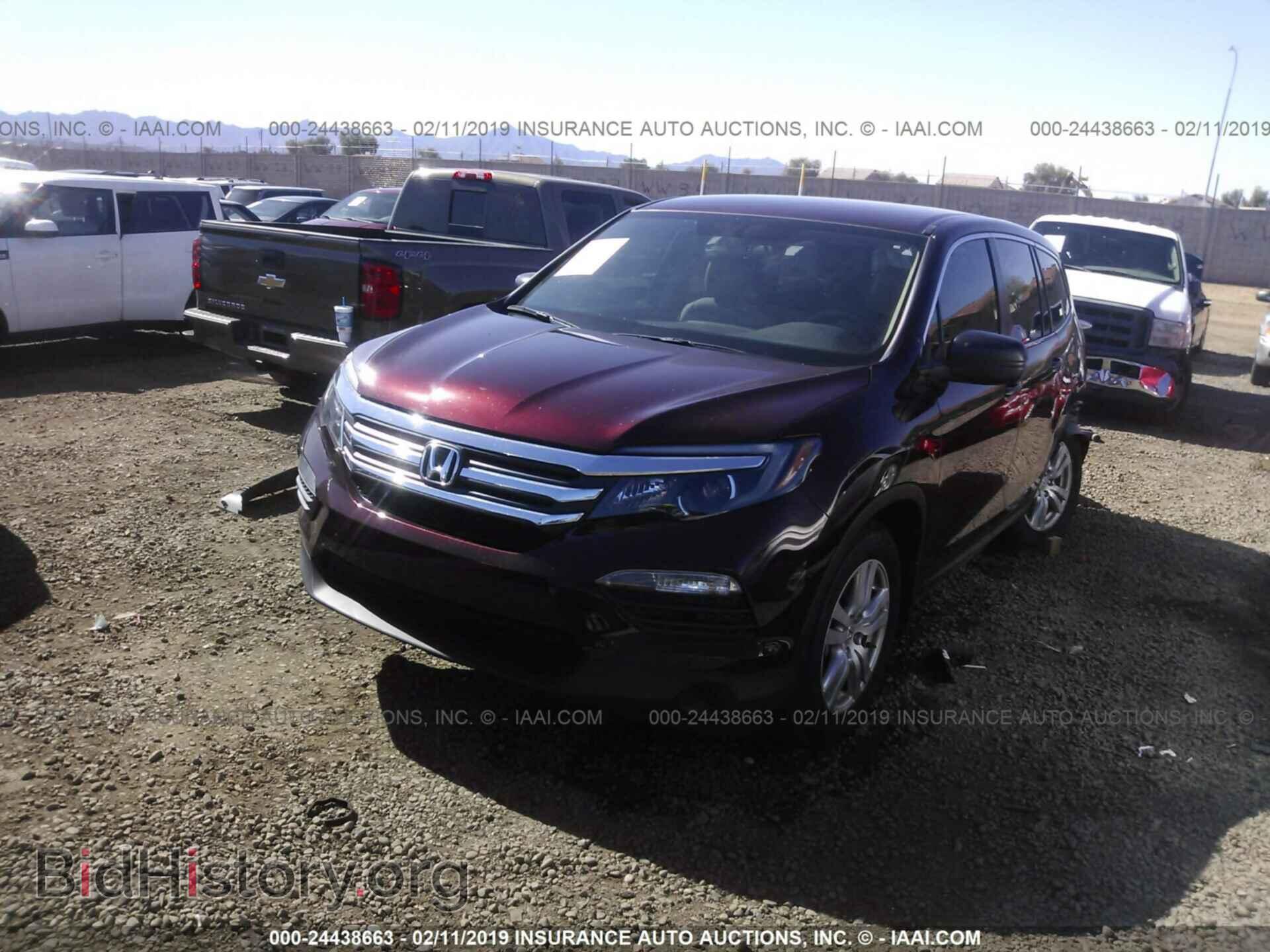 2016 HONDA PILOT - VIN: 5FNYF5H15GB002785 - Фото 2