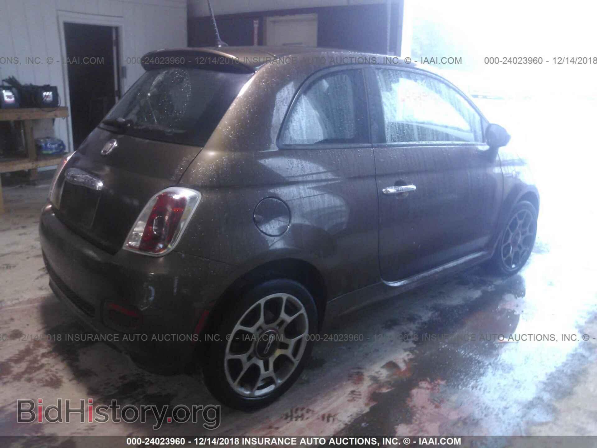 2013 FIAT 500 - VIN: 3C3CFFBR4DT655155 - Фото 4