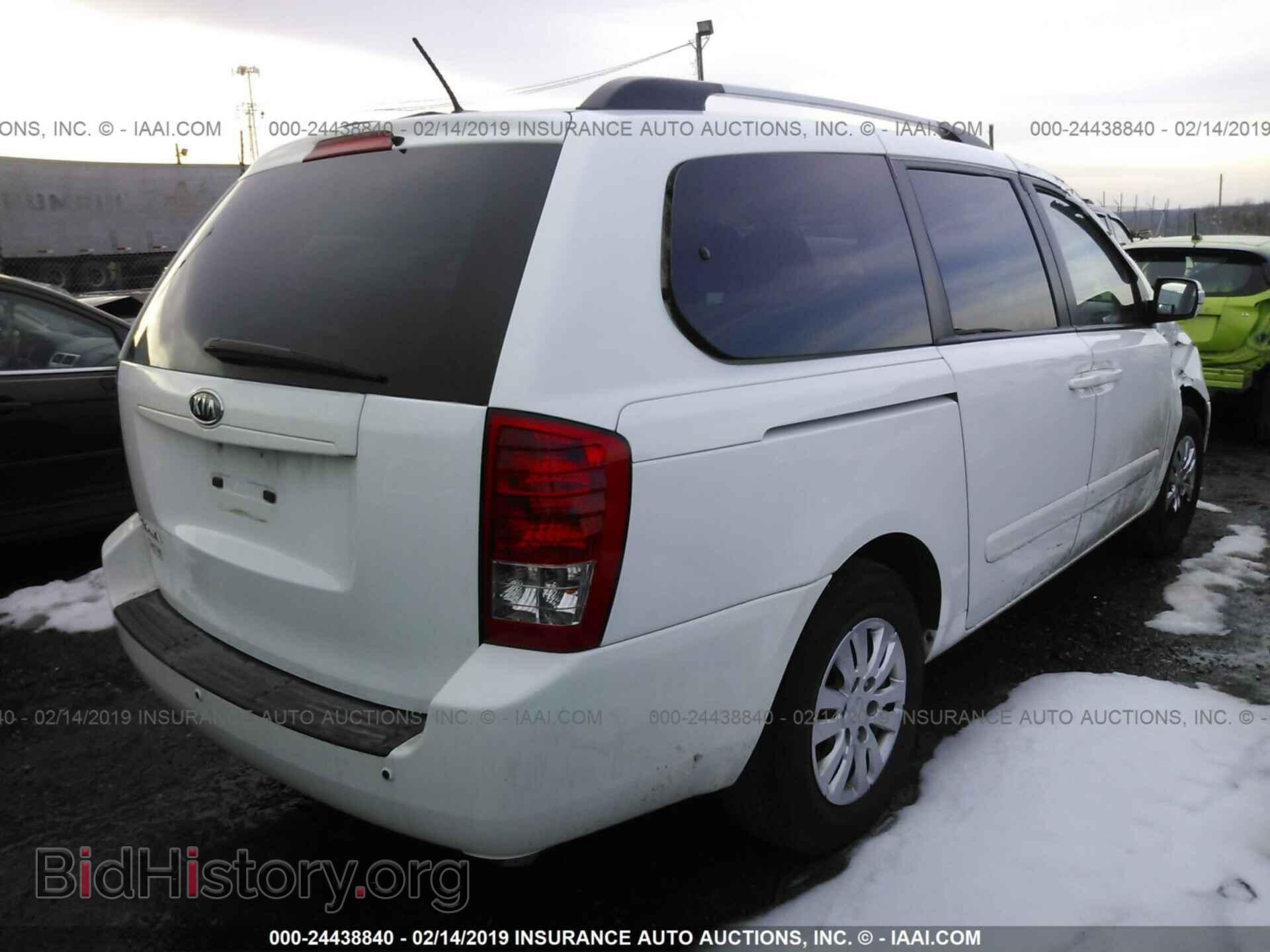2012 KIA SEDONA - VIN: KNDMG4C76C6419081 - Фото 4