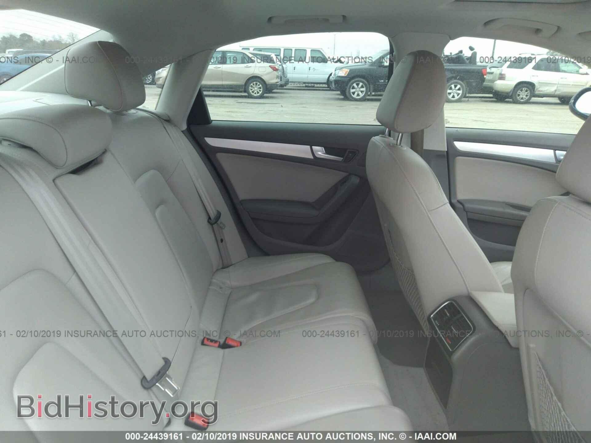 2011 AUDI A4 - VIN: WAUFFAFL0BN025208 - Фото 8