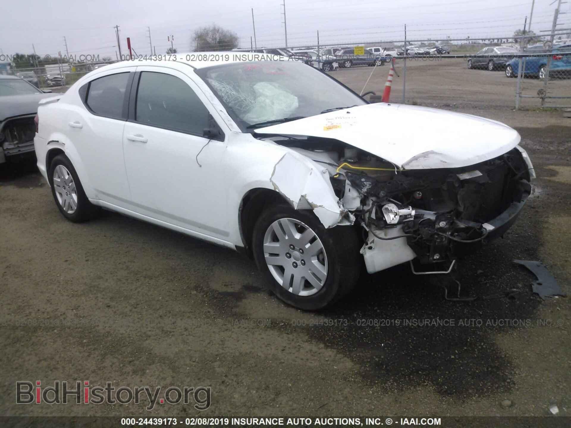 Фотография 1C3CDZAG9DN532636 - DODGE AVENGER 2013
