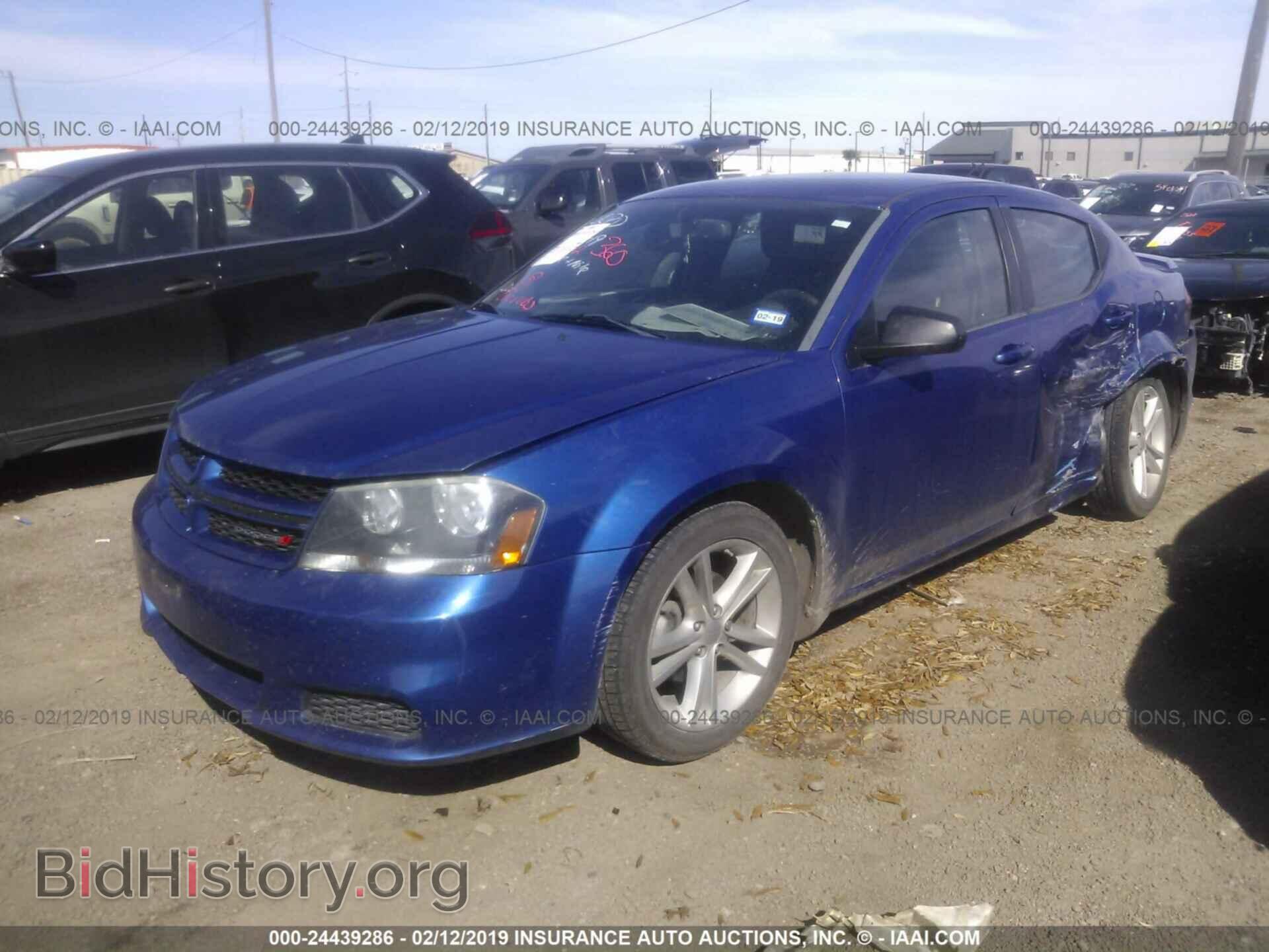 2014 DODGE AVENGER - VIN: 1C3CDZAB0EN224518 - Фото 2