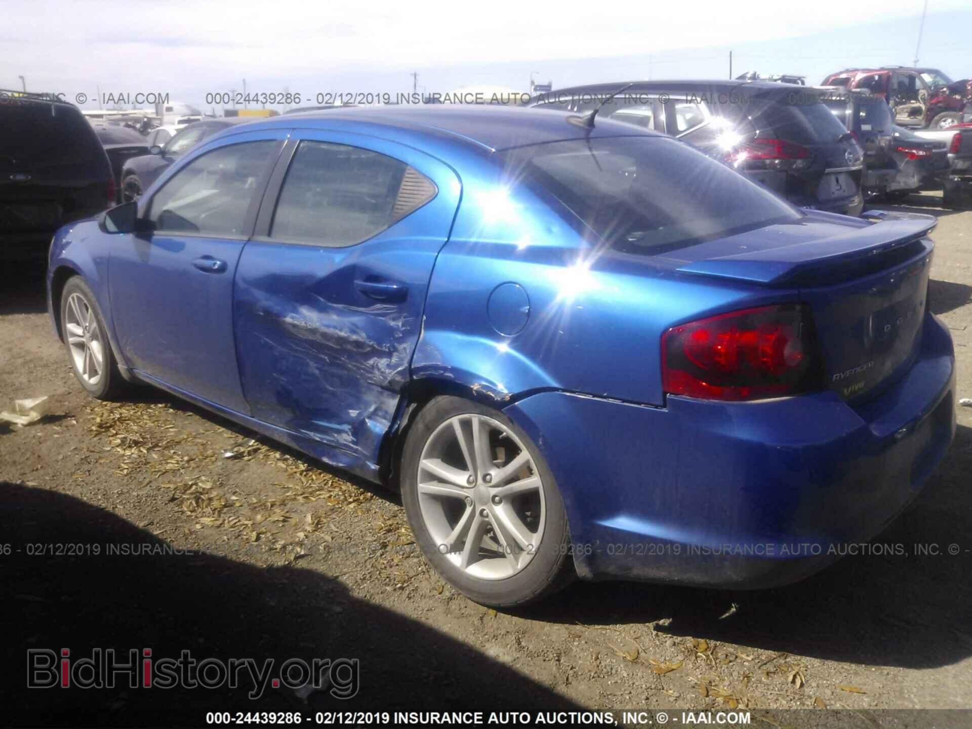 2014 DODGE AVENGER - VIN: 1C3CDZAB0EN224518 - Фото 3