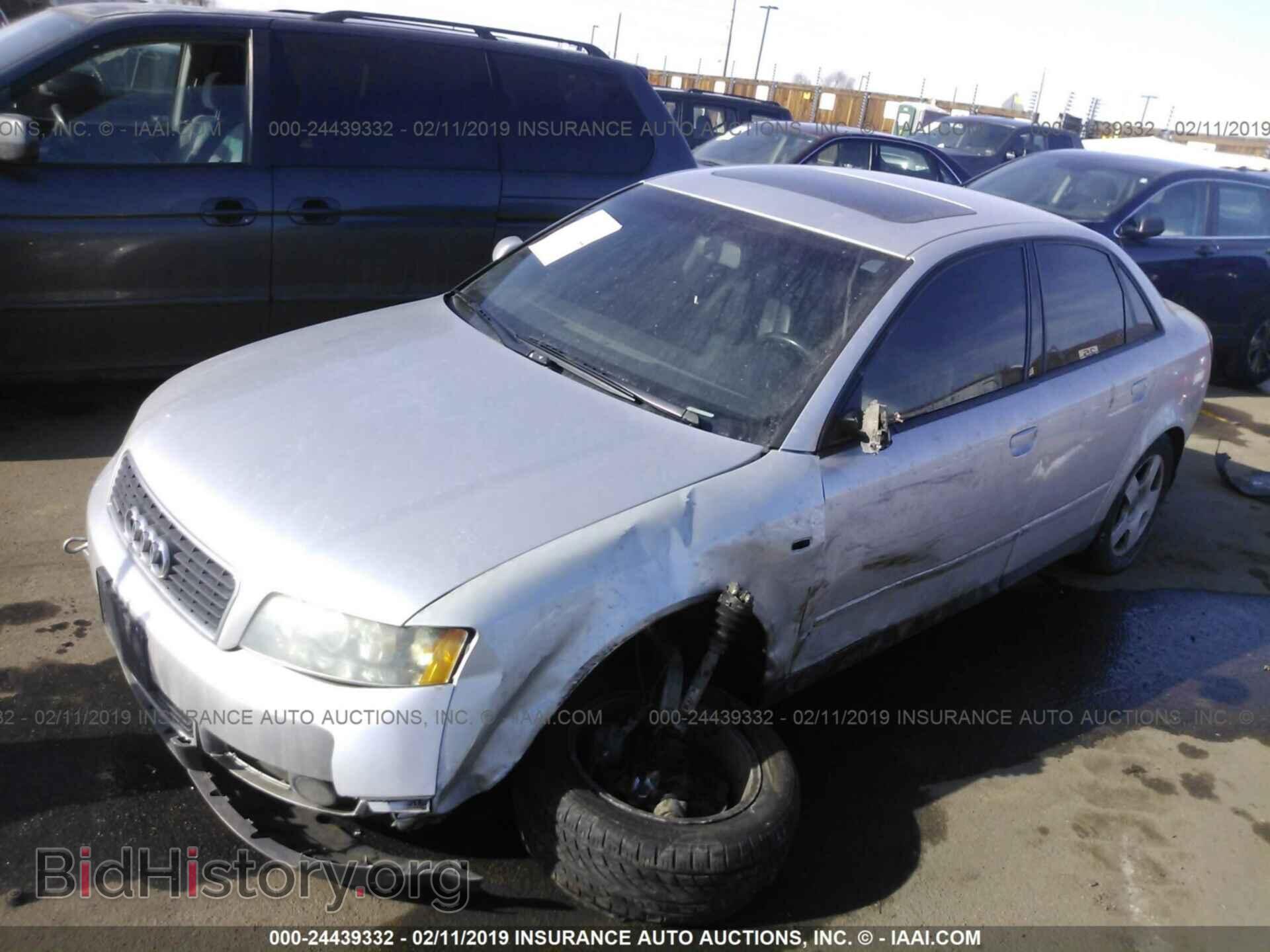 2002 AUDI A4 - VIN: WAULC68E22A234495 - Фото 2
