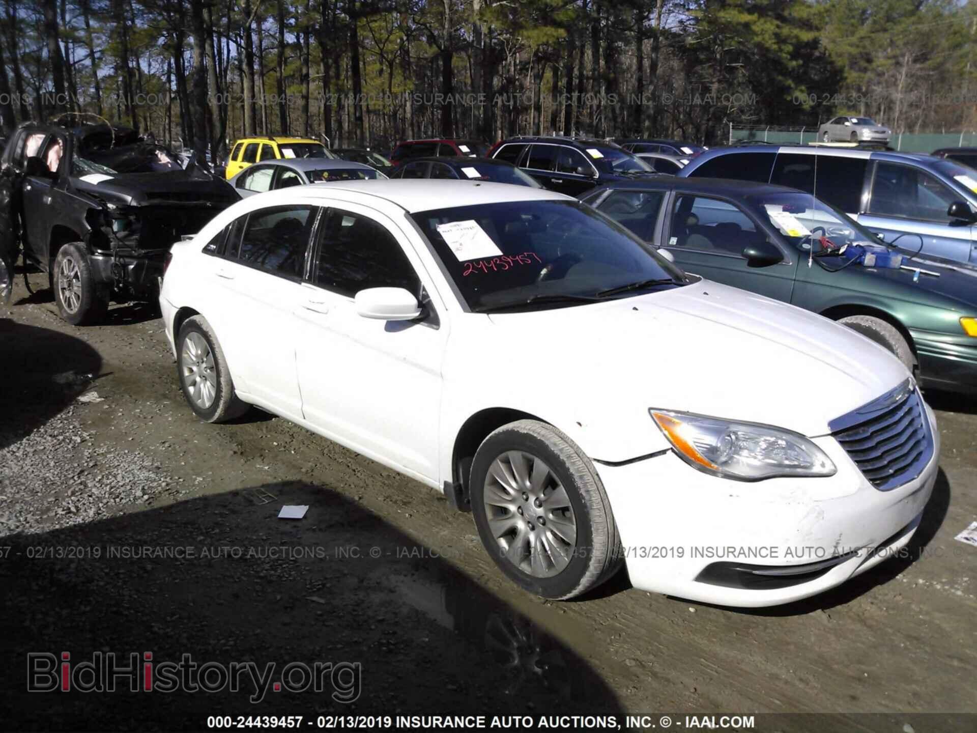 Фотография 1C3CCBAB9CN274065 - CHRYSLER 200 2012