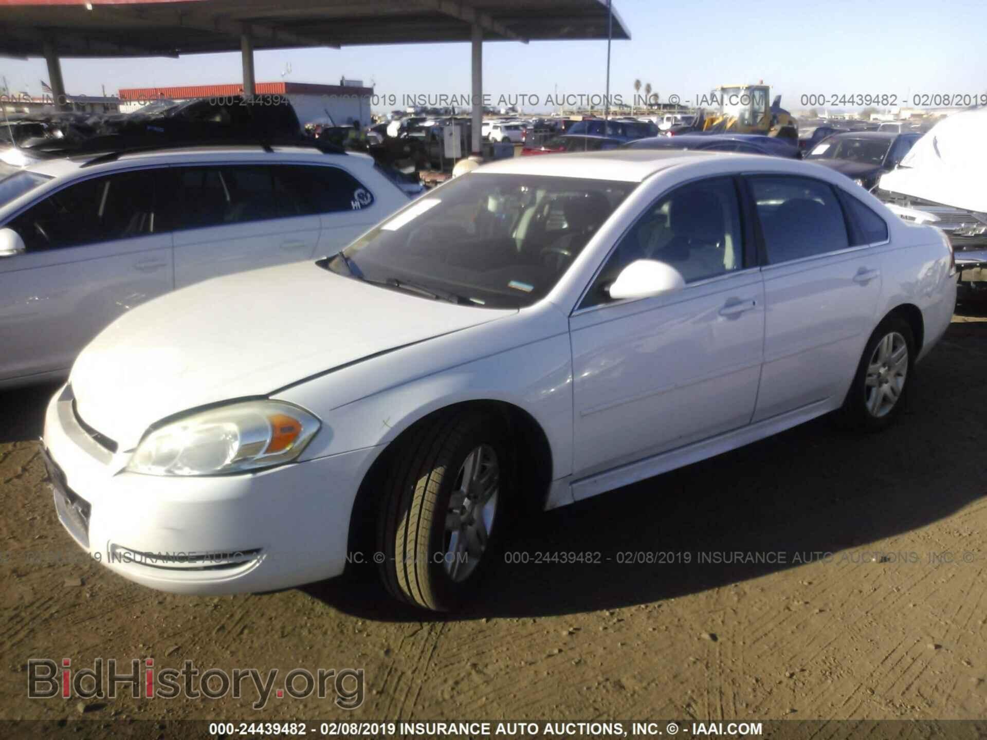 2012 CHEVROLET IMPALA - VIN: 2G1WG5E33C1121564 - Фото 2
