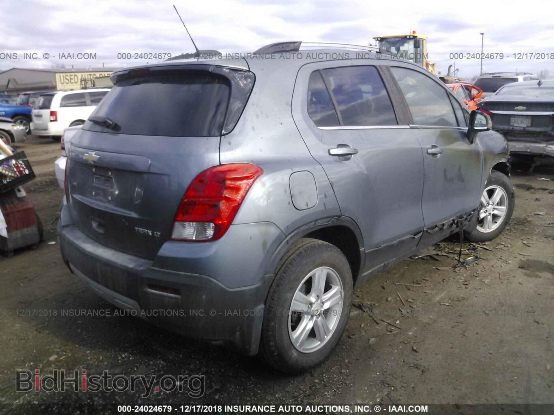 2015 CHEVROLET TRAX - VIN: KL7CJLSB3FB186072 - Фото 4