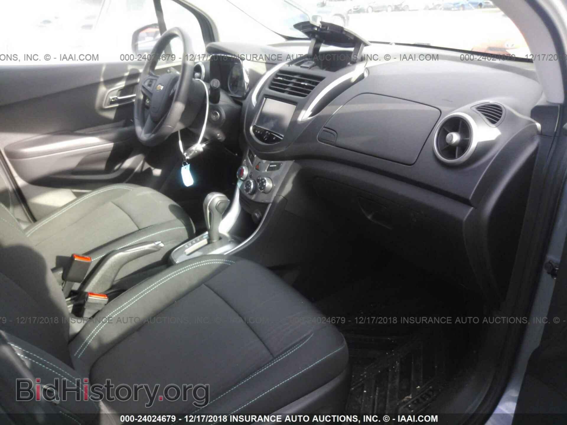 2015 CHEVROLET TRAX - VIN: KL7CJLSB3FB186072 - Фото 5