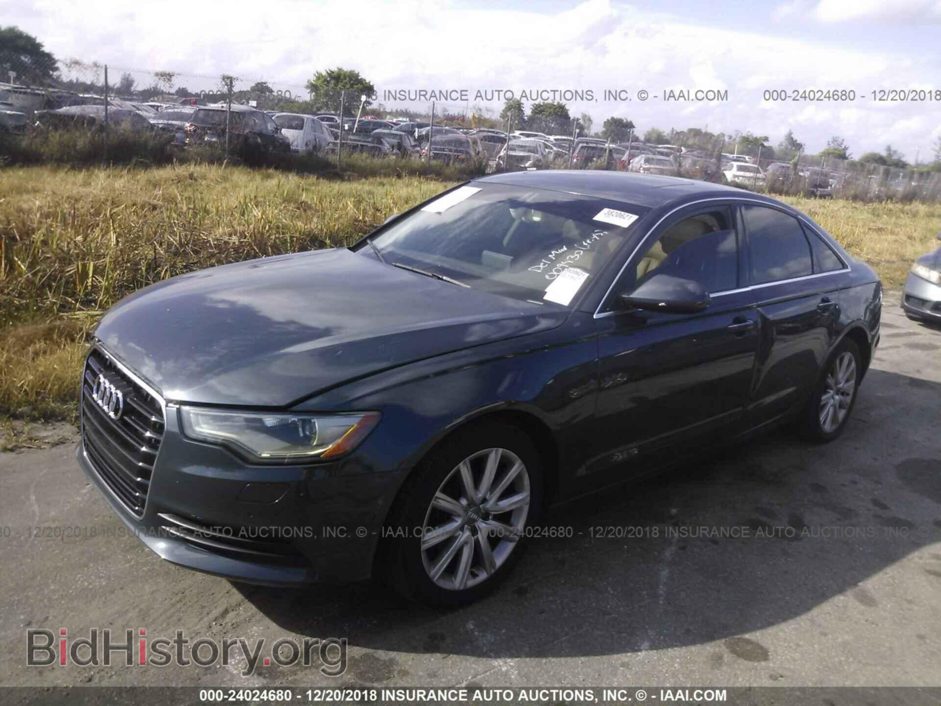 2014 AUDI A6 - VIN: WAUGFAFC8EN009430 - Фото 2