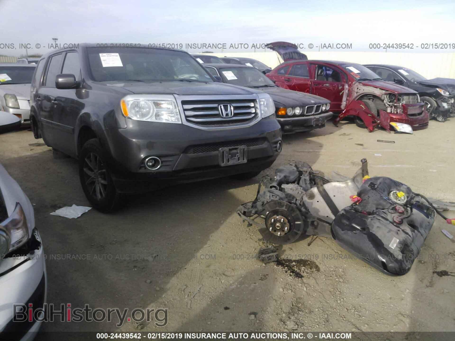 Photo 5FNYF4H53CB050258 - HONDA PILOT 2012