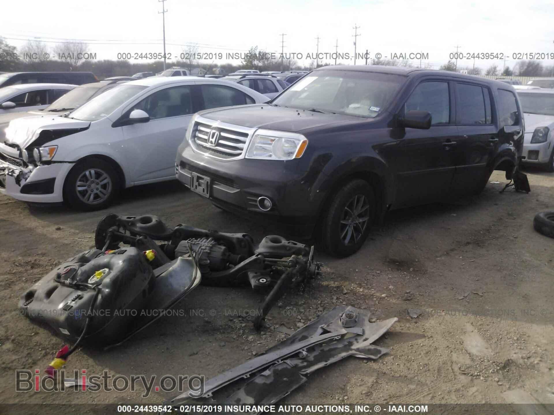 2012 HONDA PILOT - VIN: 5FNYF4H53CB050258 - Фото 2