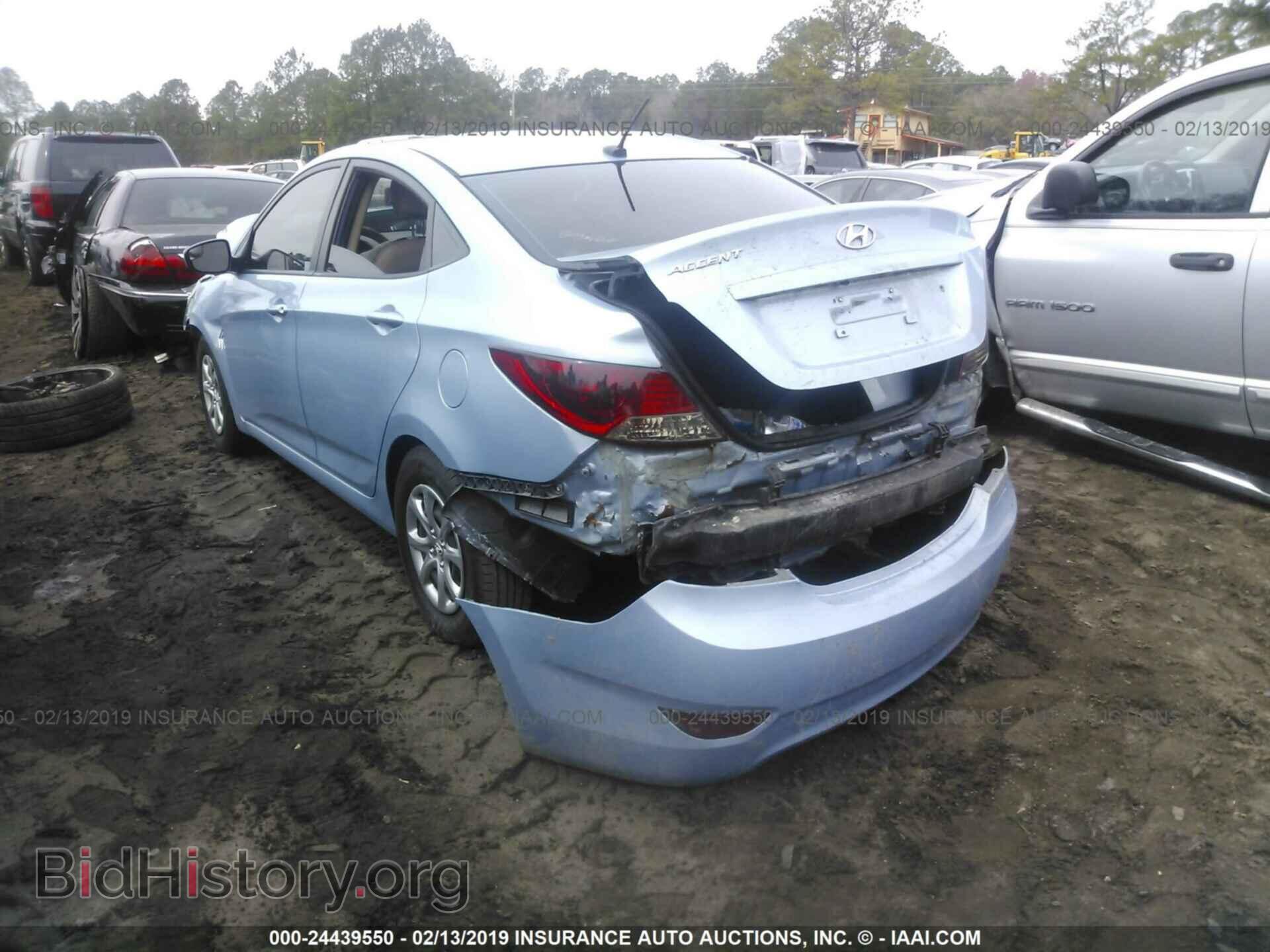 2014 HYUNDAI ACCENT - VIN: KMHCT4AE6EU693965 - Фото 3