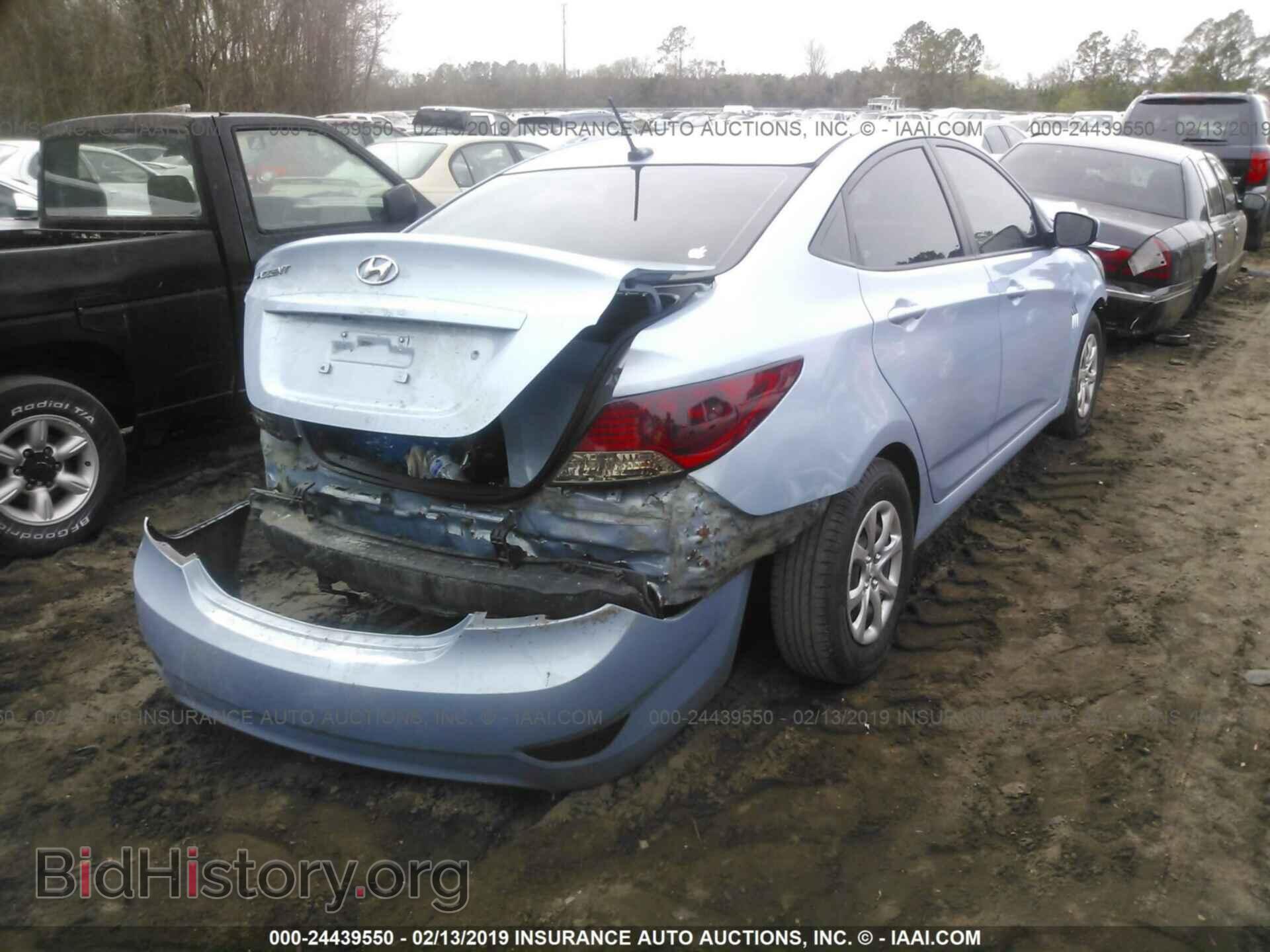 2014 HYUNDAI ACCENT - VIN: KMHCT4AE6EU693965 - Фото 4