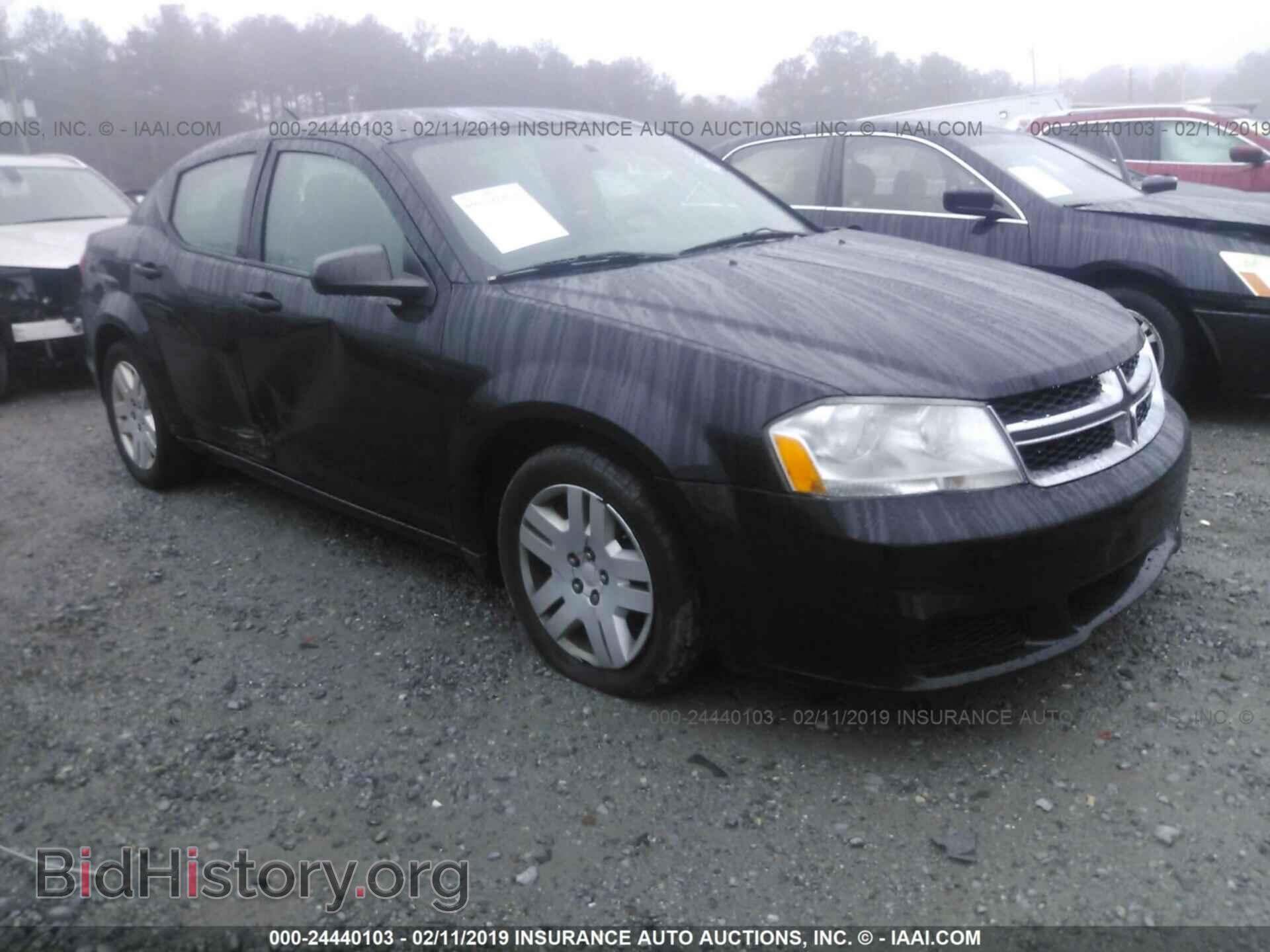 Photo 1C3CDZAB7CN220088 - DODGE AVENGER 2012