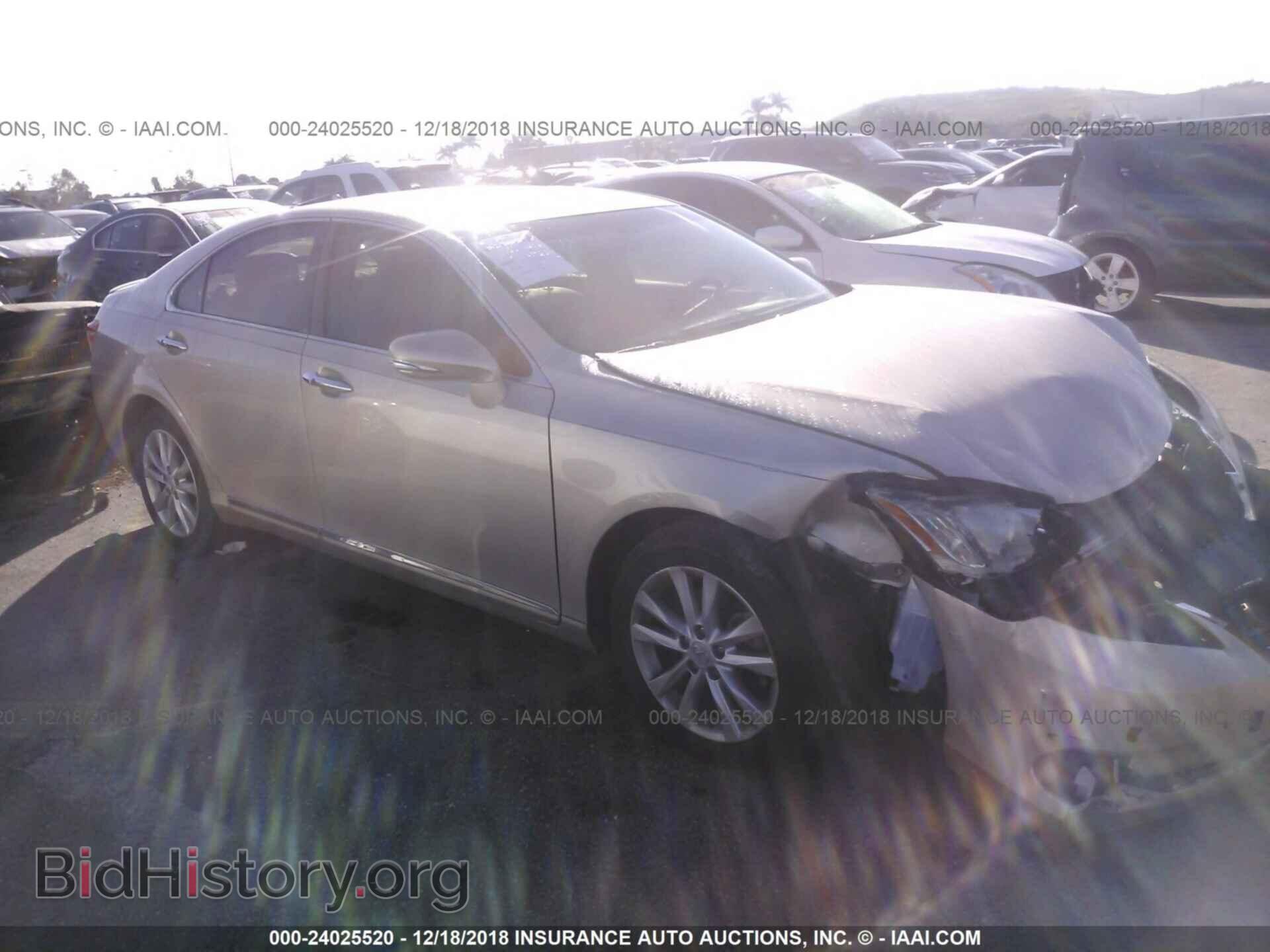 Photo JTHBK1EG8A2410208 - LEXUS ES 2010