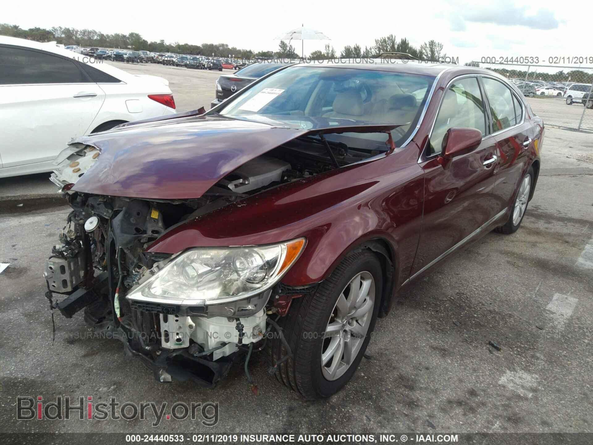 2007 LEXUS LS - VIN: JTHBL46F975048207 - Photo 2