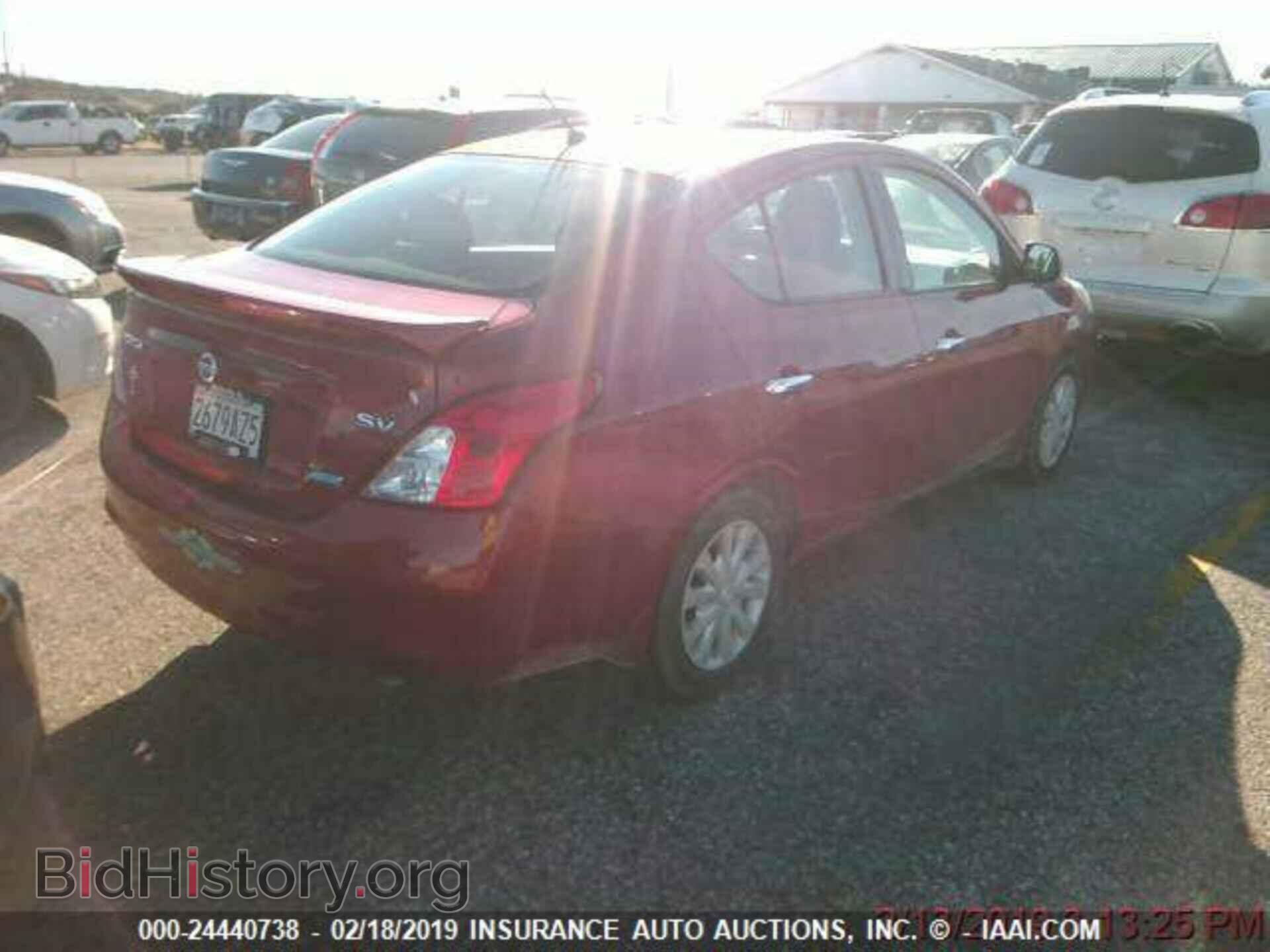 2014 NISSAN VERSA - VIN: 3N1CN7AP8EL845906 - Фото 2
