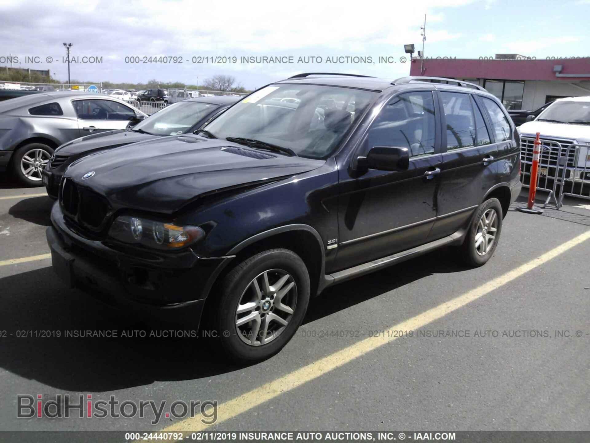 2005 BMW X5 - VIN: 5UXFA13515LY14313 - Фото 2