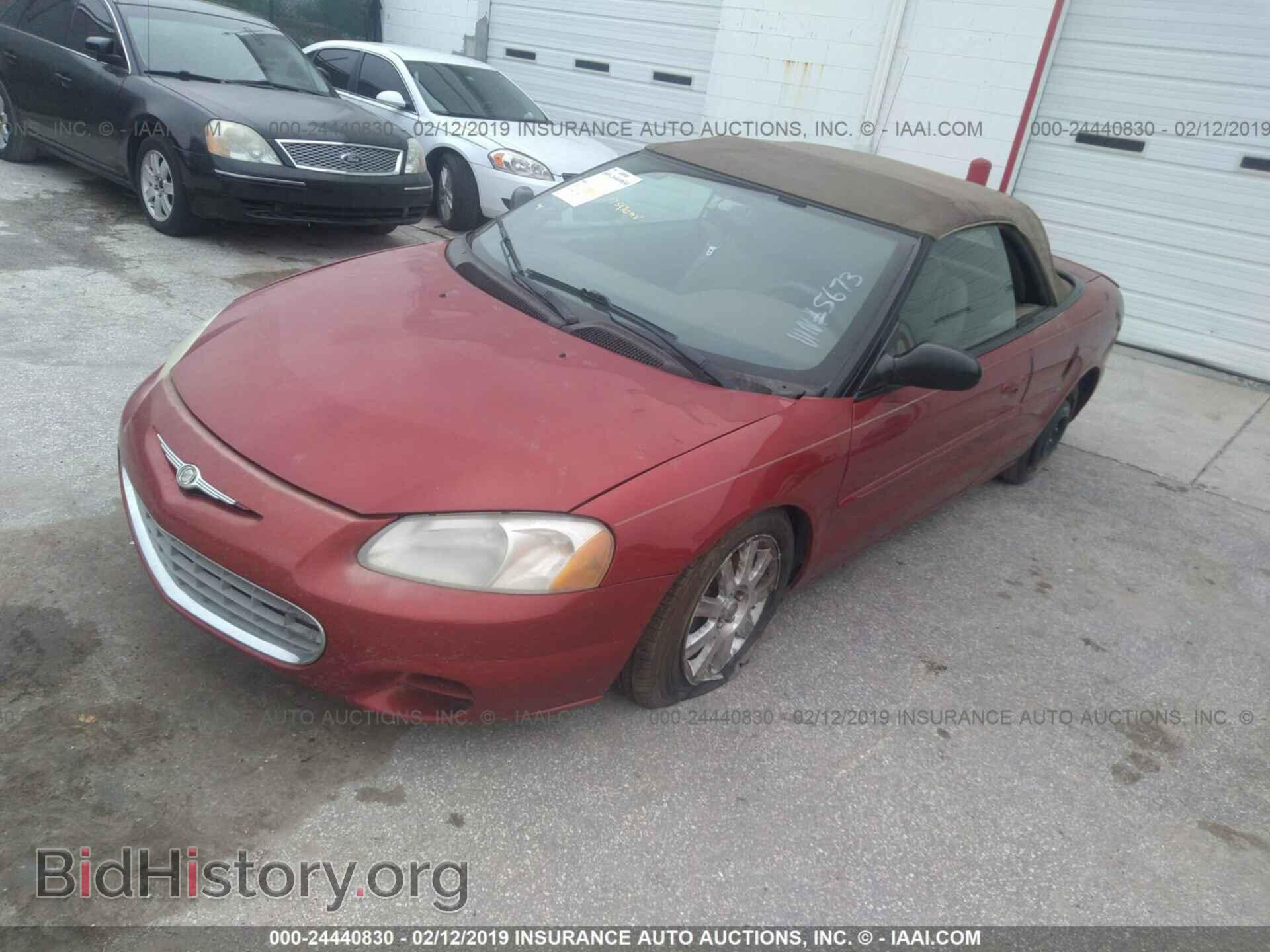 2003 CHRYSLER SEBRING - VIN: 1C3EL75T53N525673 - Photo 2