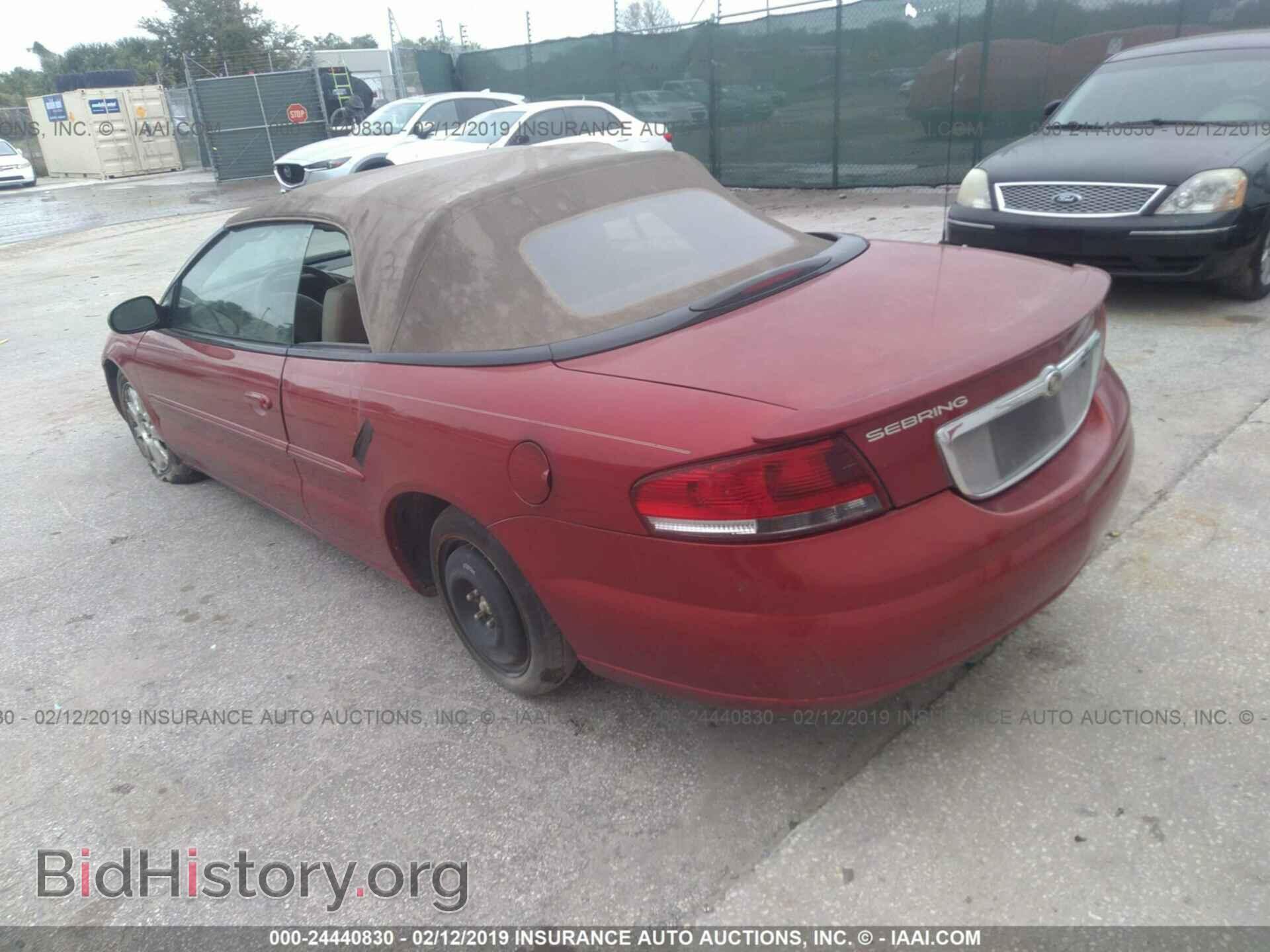 2003 CHRYSLER SEBRING - VIN: 1C3EL75T53N525673 - Photo 3
