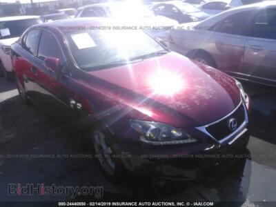 2011 Lexus IS 250, красный — VIN JTHBF5C22B5139889, IAAI
