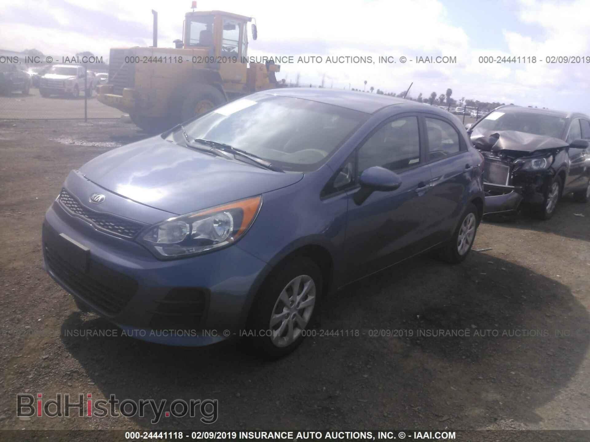 2016 KIA RIO - VIN: KNADM5A39G6621592 - Фото 2