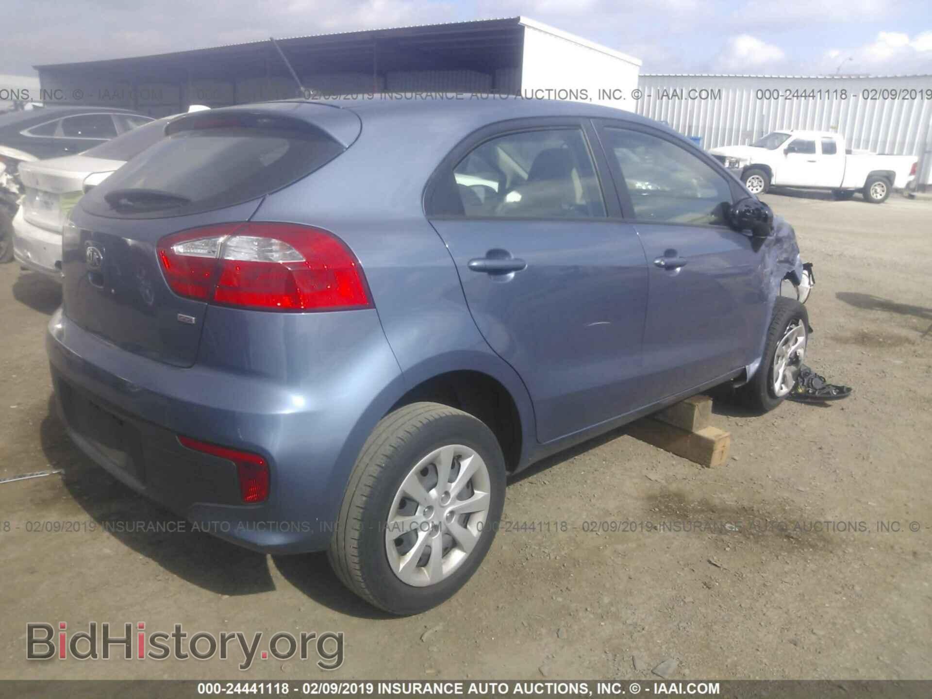 2016 KIA RIO - VIN: KNADM5A39G6621592 - Фото 4